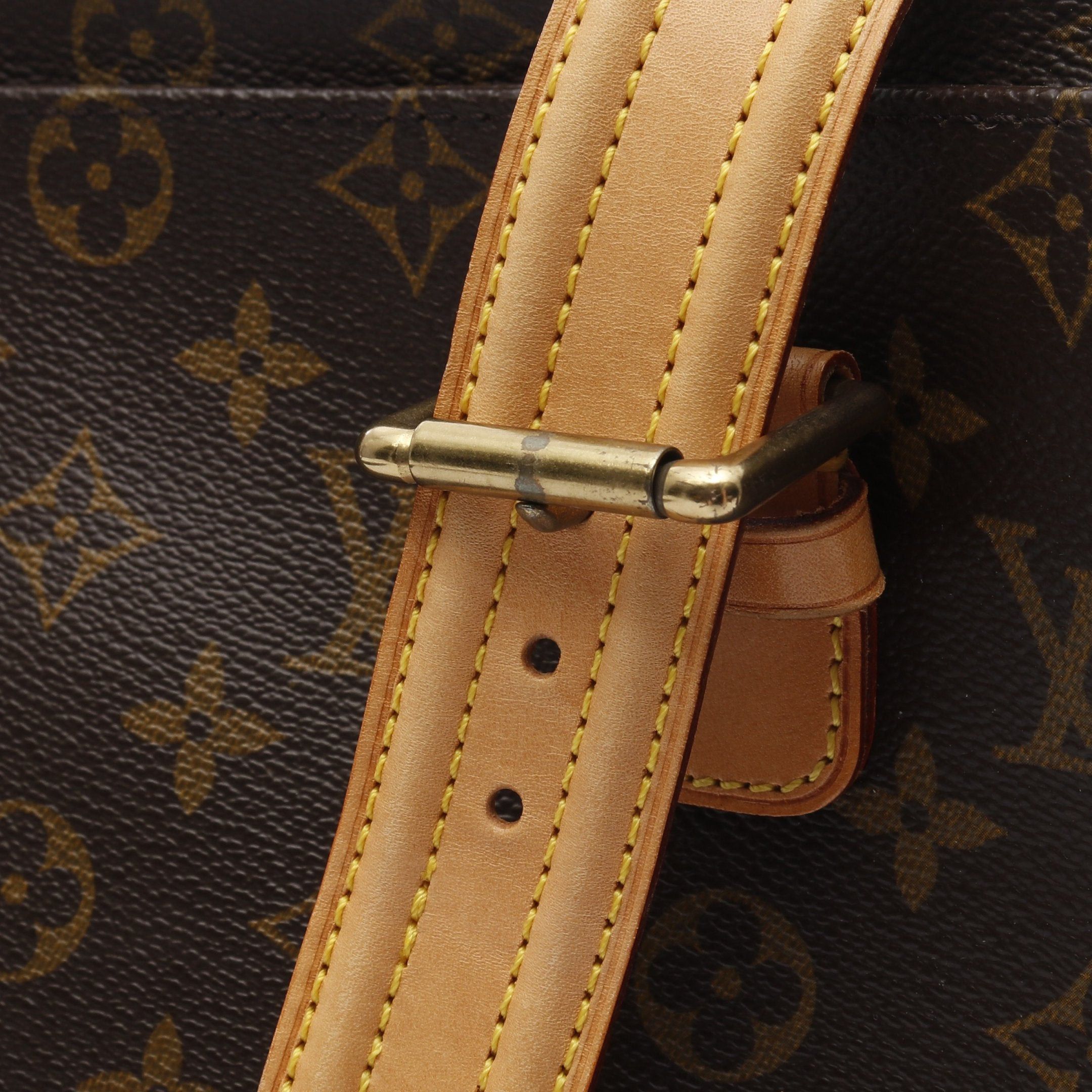Louis Vuitton Louis Vuitton Multi-Priest Monogram Handbag Leather Brown Size ONE SIZE - 8 Thumbnail