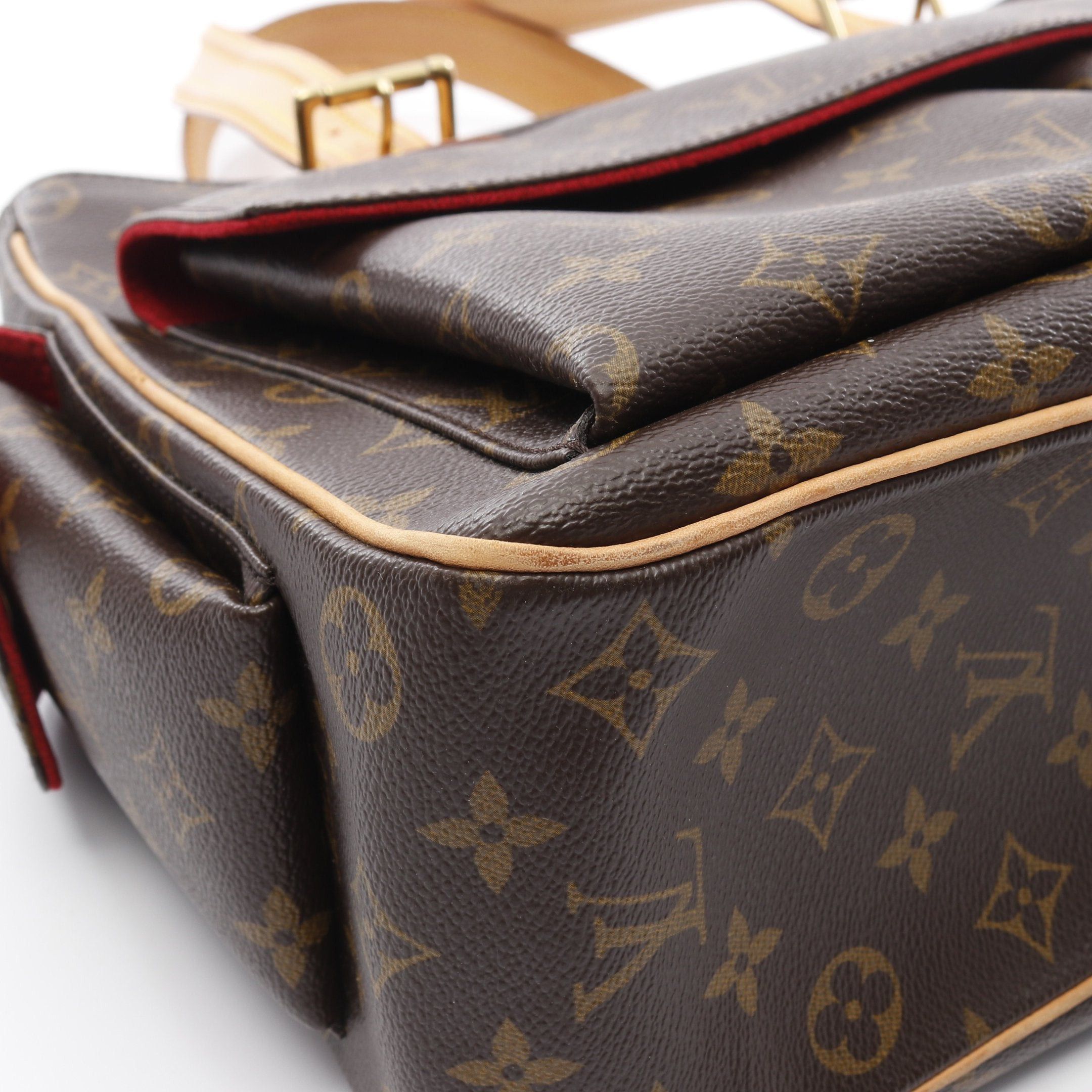 Louis Vuitton Louis Vuitton Multi-Priest Monogram Handbag Leather Brown Size ONE SIZE - 6 Thumbnail