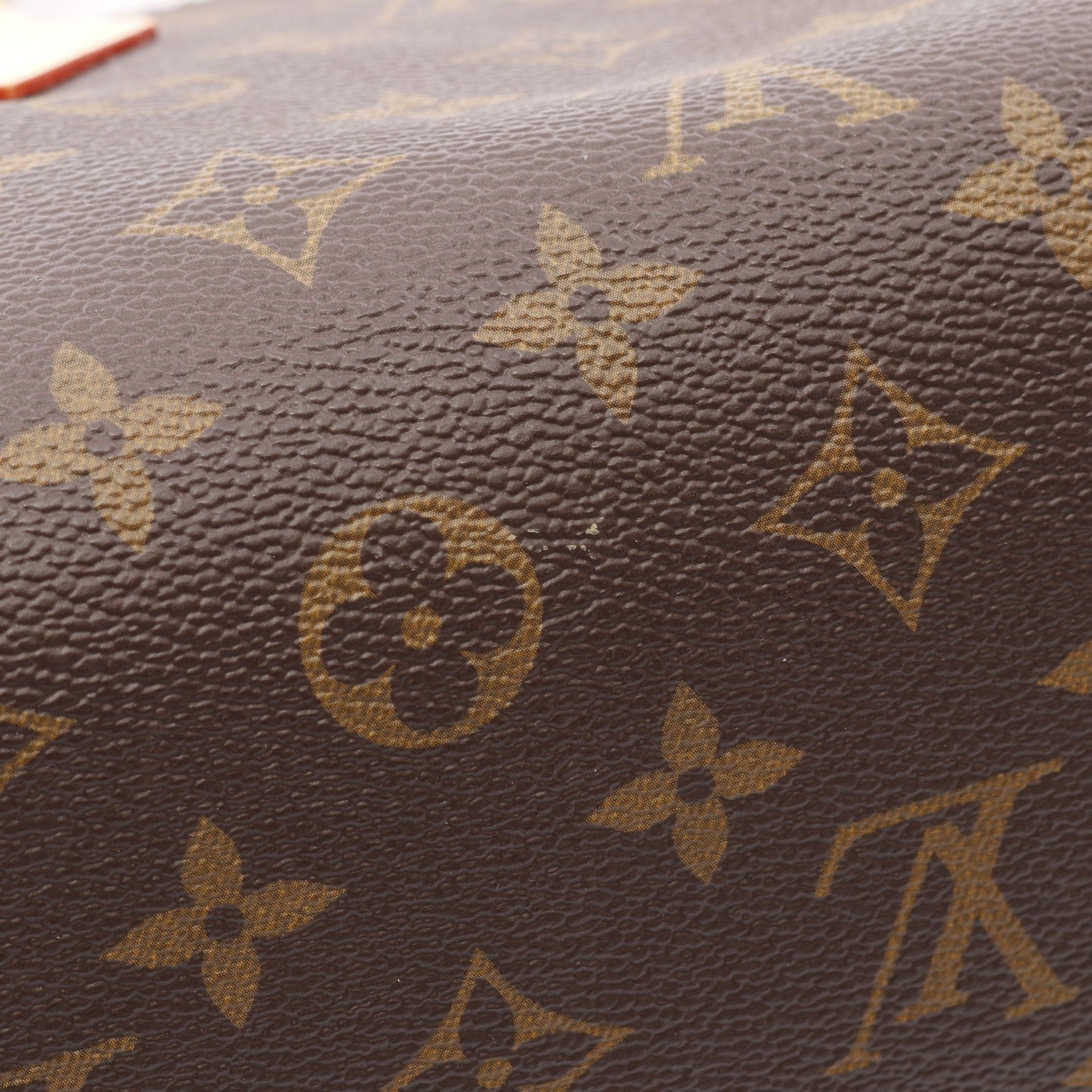 Louis Vuitton Louis Vuitton Speedy 20 Monogram Beige Handbag Leather Brown Size ONE SIZE - 7 Thumbnail