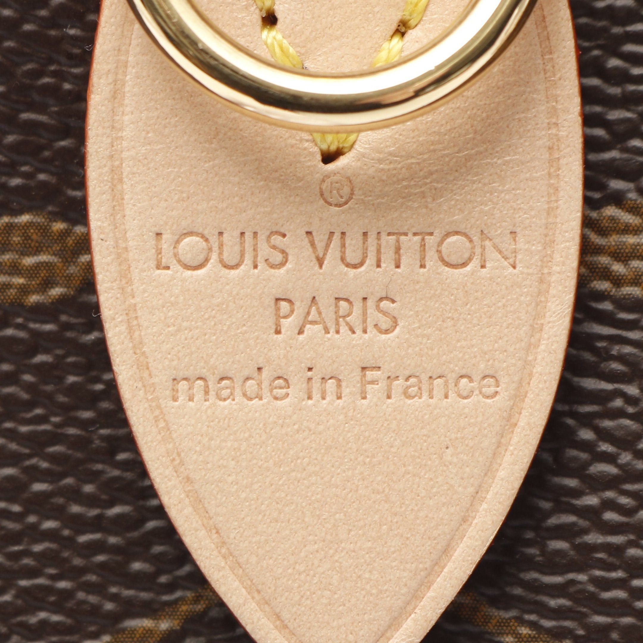 Louis Vuitton Louis Vuitton Speedy 20 Monogram Beige Handbag Leather Brown Size ONE SIZE - 4 Thumbnail