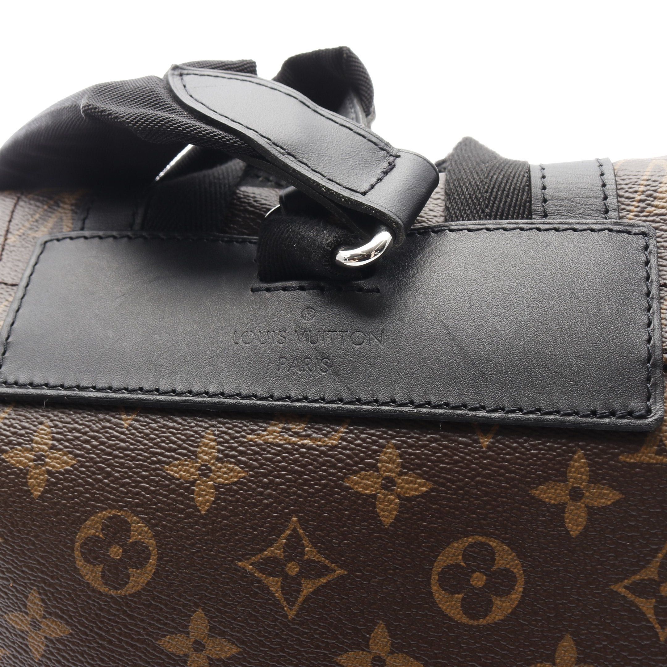 Louis Vuitton Louis Vuitton Christopher Mm Monogram Macassar Backpack Rucksack Leather Brown Black Size ONE SIZE - 8 Thumbnail