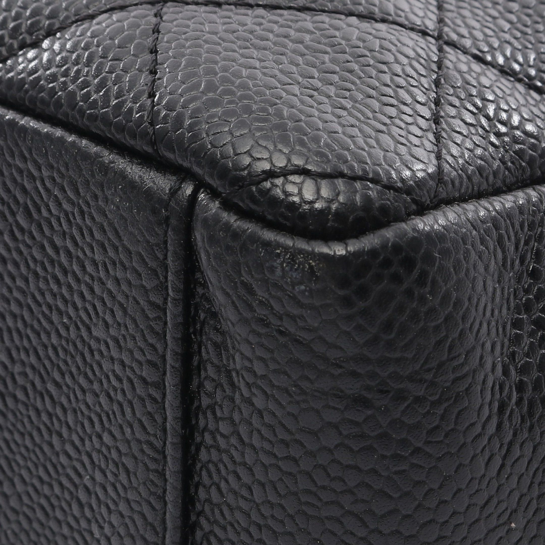 Chanel Chanel Matelasse Pst Chain Shoulder Bag Tote Caviar Skin Black Gold Hardware Size ONE SIZE - 6 Thumbnail