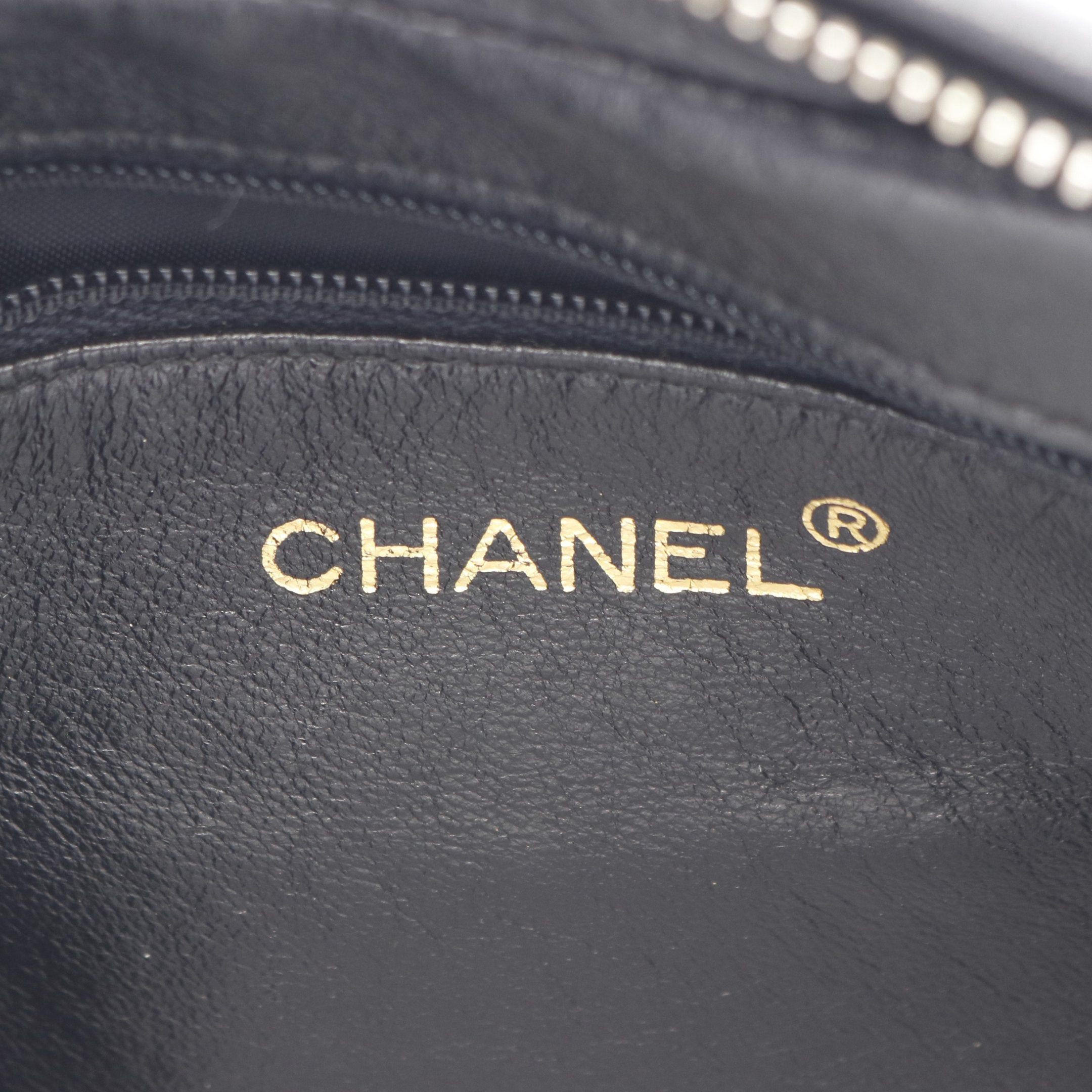 Chanel Chanel Triple Coco Mark Chain Shoulder Bag Caviar Skin Black Gold Hardware Size ONE SIZE - 4 Thumbnail