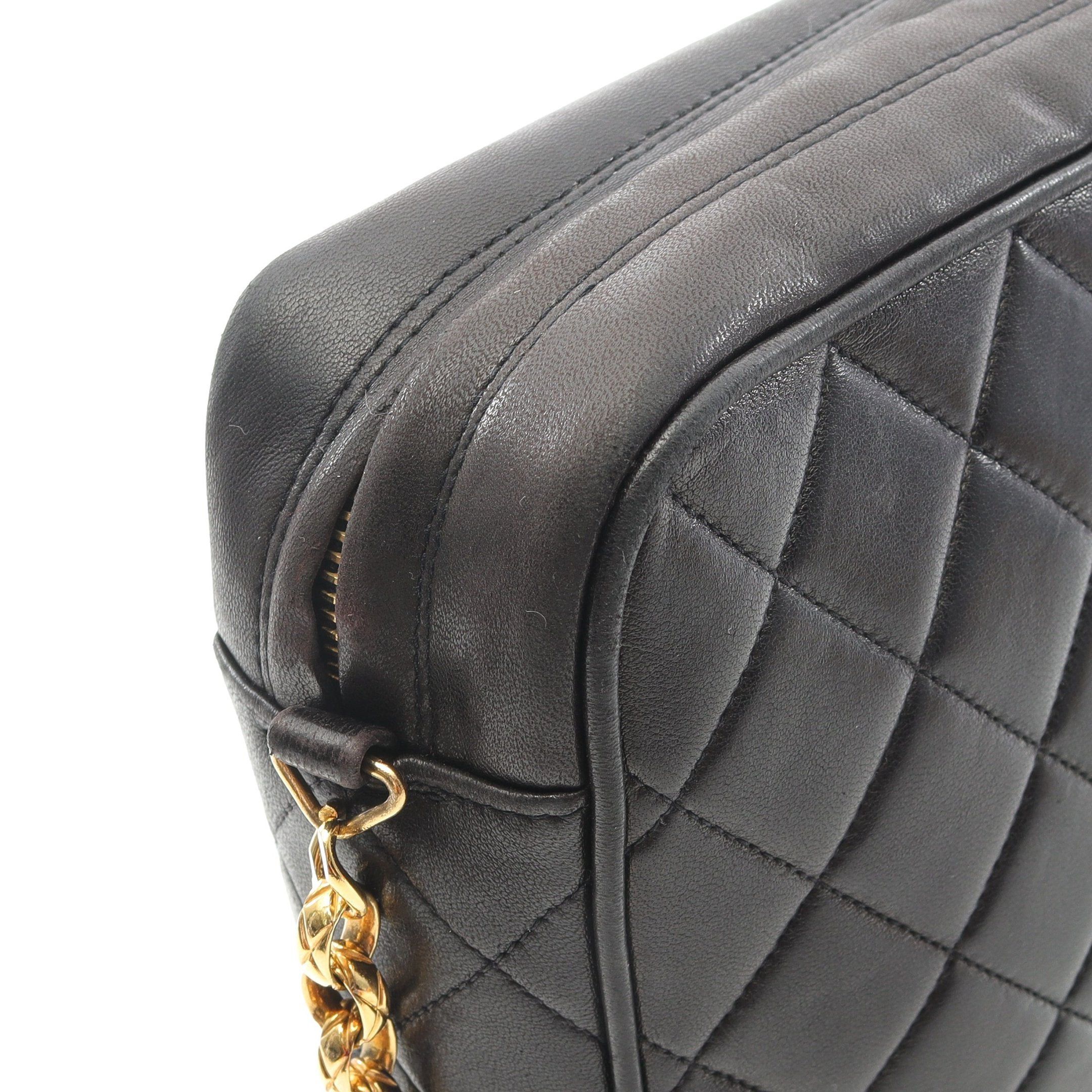 Chanel Chanel Matelasse Chain Shoulder Bag Tassel Lambskin Black Gold Hardware Size ONE SIZE - 8 Thumbnail