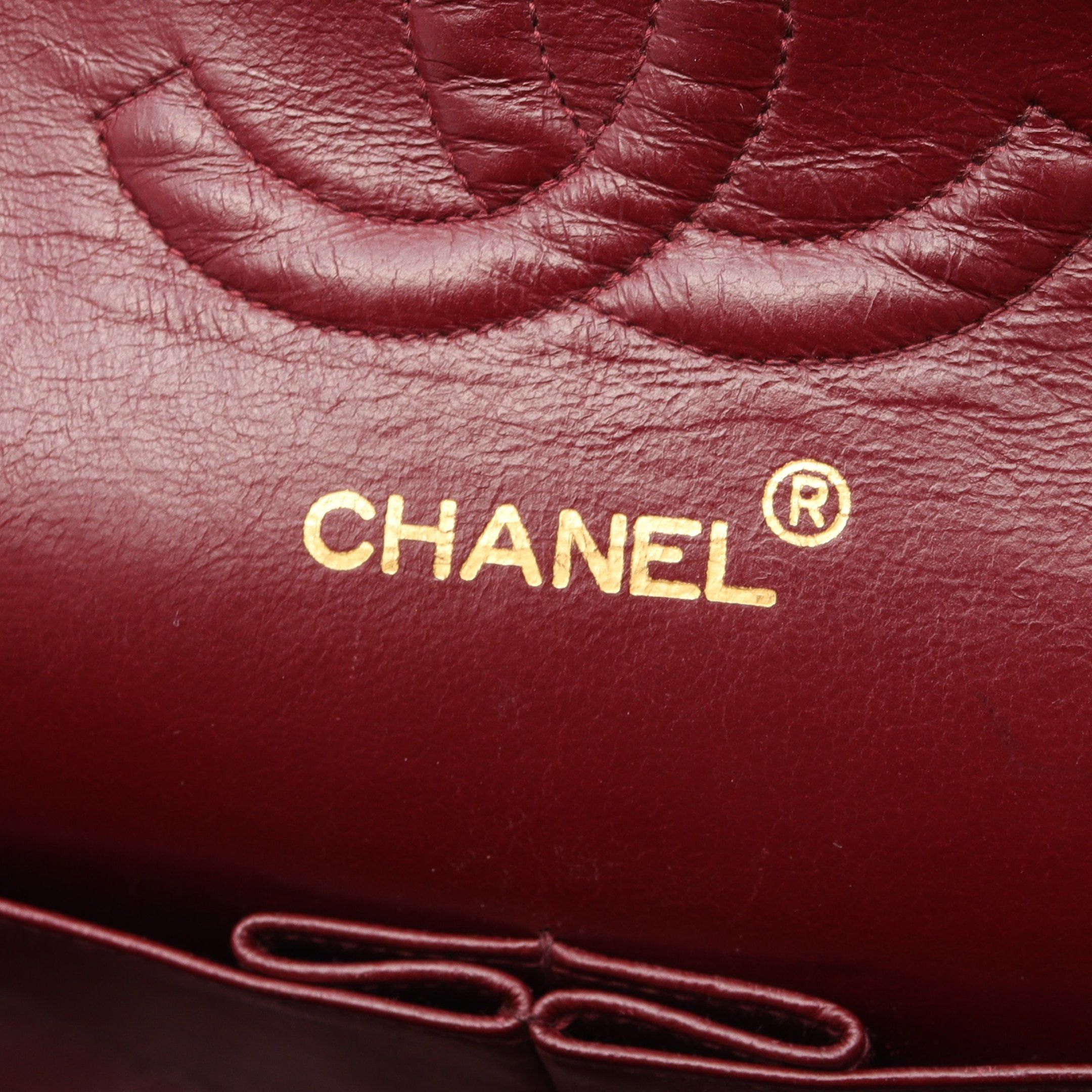 Chanel Chanel Matelasse Double Flap Chain Shoulder Bag Lambskin Black Gold Hardware Size ONE SIZE - 4 Thumbnail