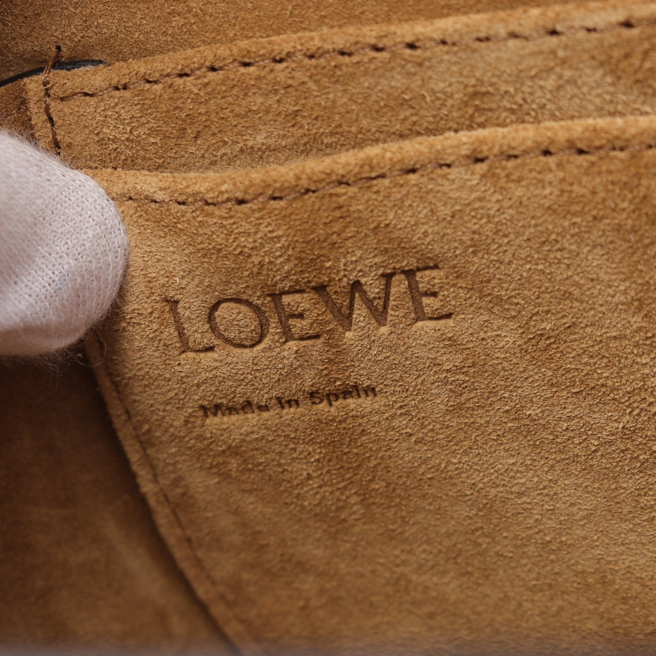 Loewe Loewe Gate Dual Bag Mini Shoulder Leather Gray Beige Size ONE SIZE - 4 Thumbnail