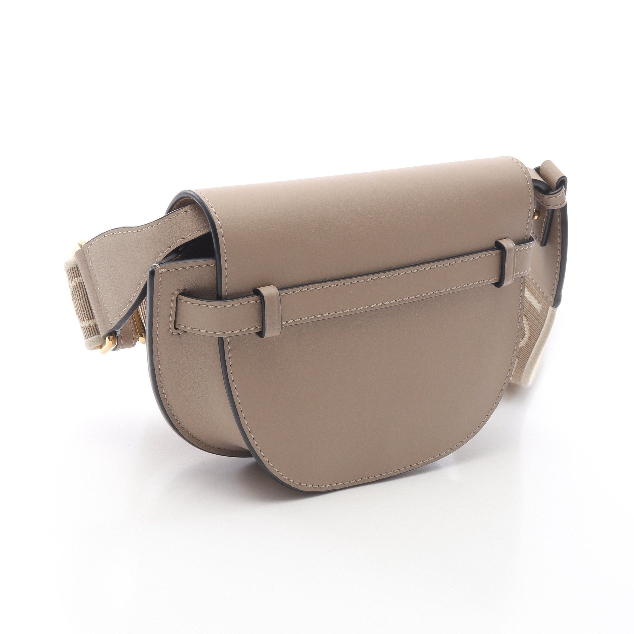 Loewe Loewe Gate Dual Bag Mini Shoulder Leather Gray Beige Size ONE SIZE - 2 Thumbnail