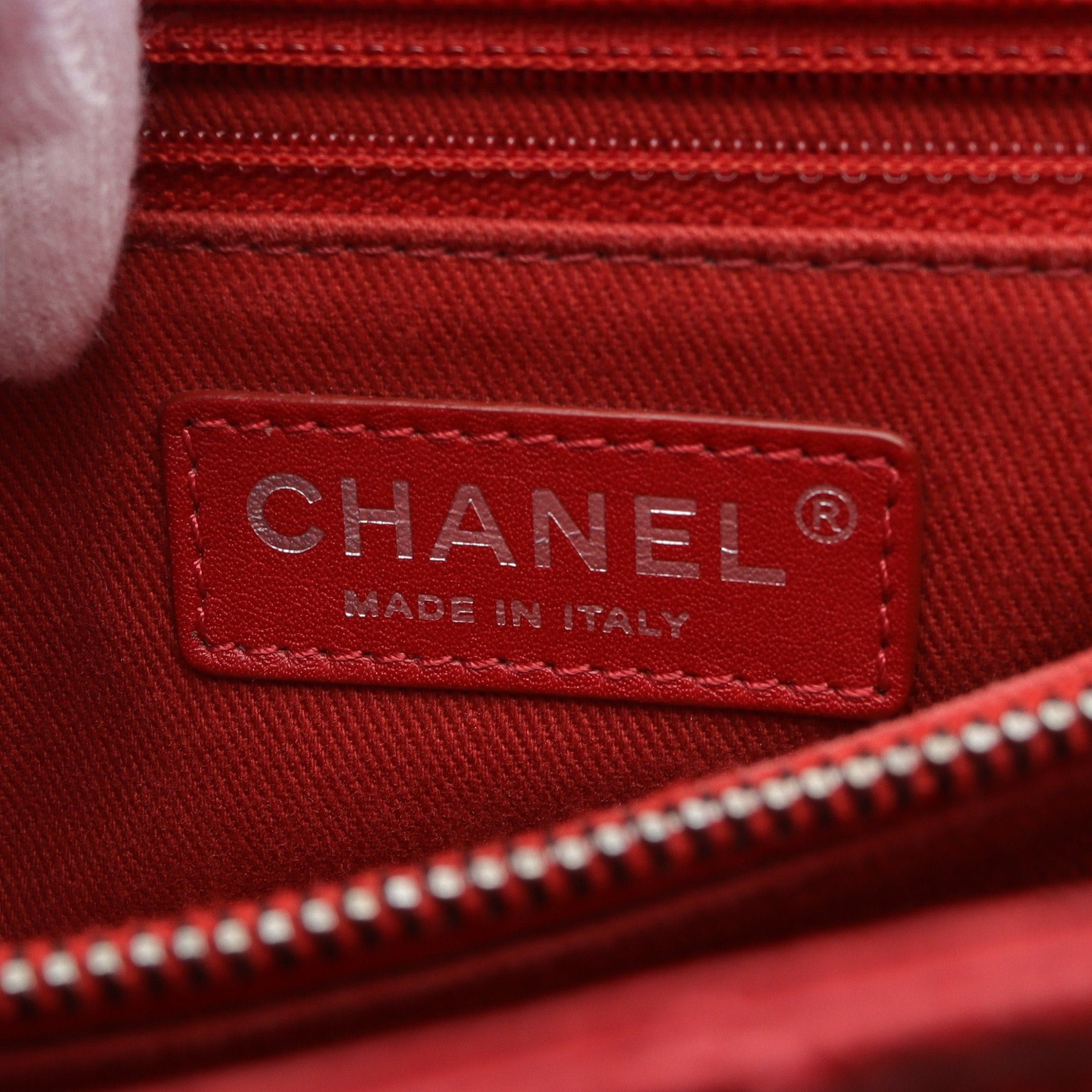 Chanel Chanel Coco Handle 29 Top Flap Bag Matelasse Handbag Caviar Skin Red Antique Silver Hardware Size ONE SIZE - 4 Thumbnail