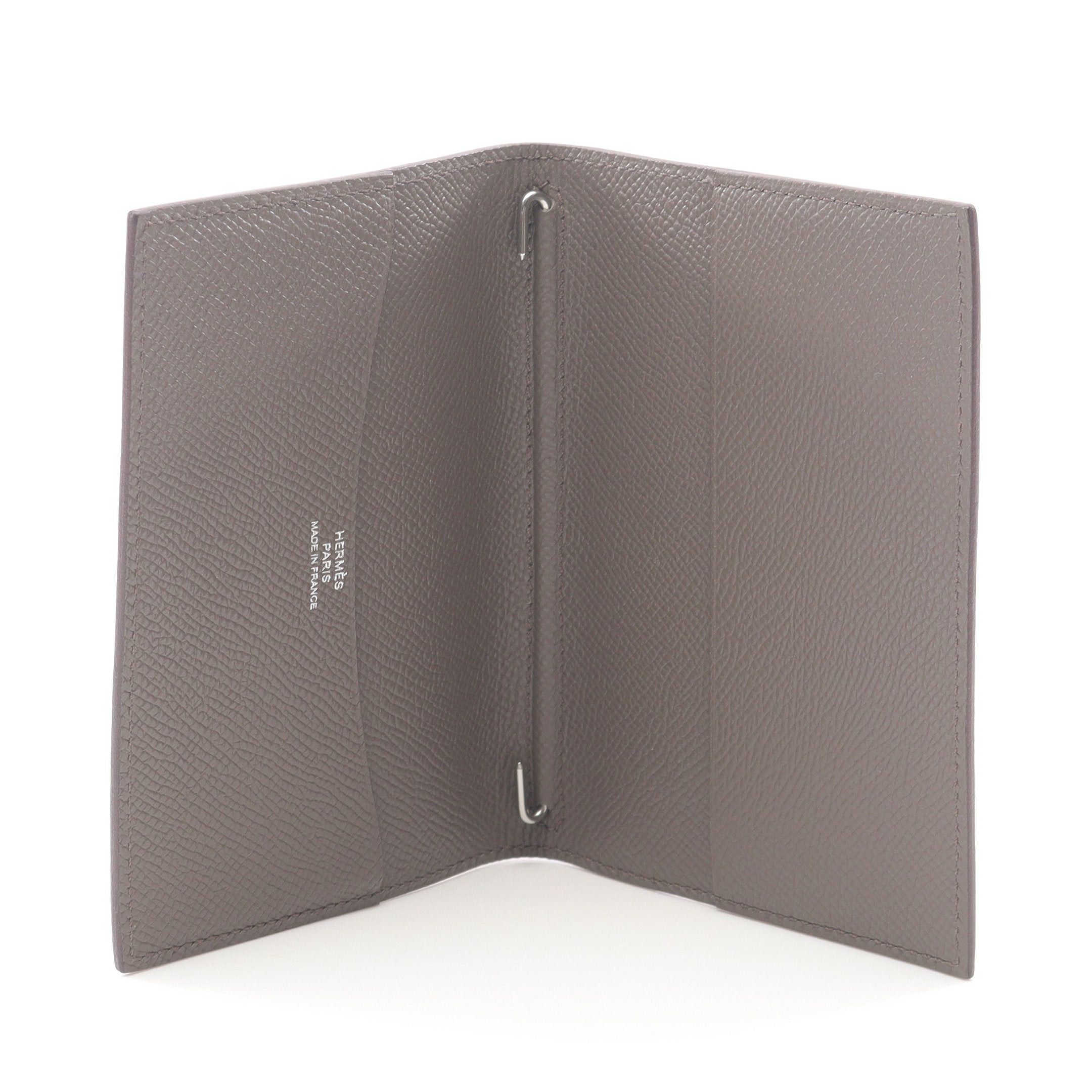 Hermes Hermes Agenda Gm Etoupe Notebook Cover Veau Epsom Gray Beige Silver Hardware Z Stamp Size ONE SIZE - 3 Thumbnail