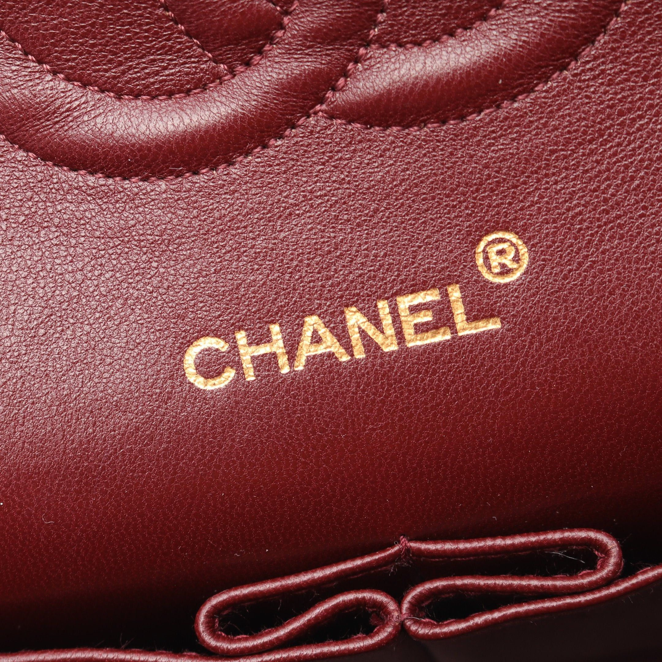 Chanel Chanel Matelasse Double Flap Chain Shoulder Bag Lambskin Black Gold Hardware Size ONE SIZE - 4 Thumbnail