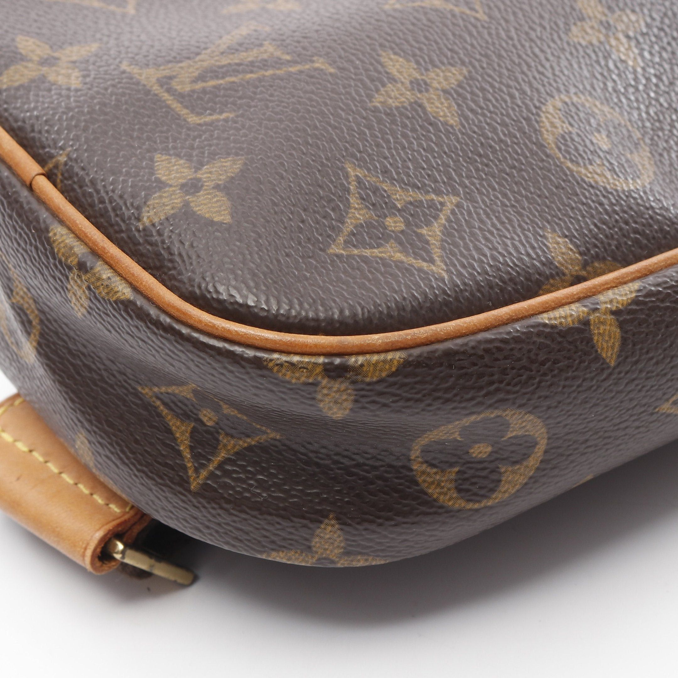 Louis Vuitton Louis Vuitton Pochette Ganju Monogram Body Bag Leather Brown Size ONE SIZE - 7 Thumbnail