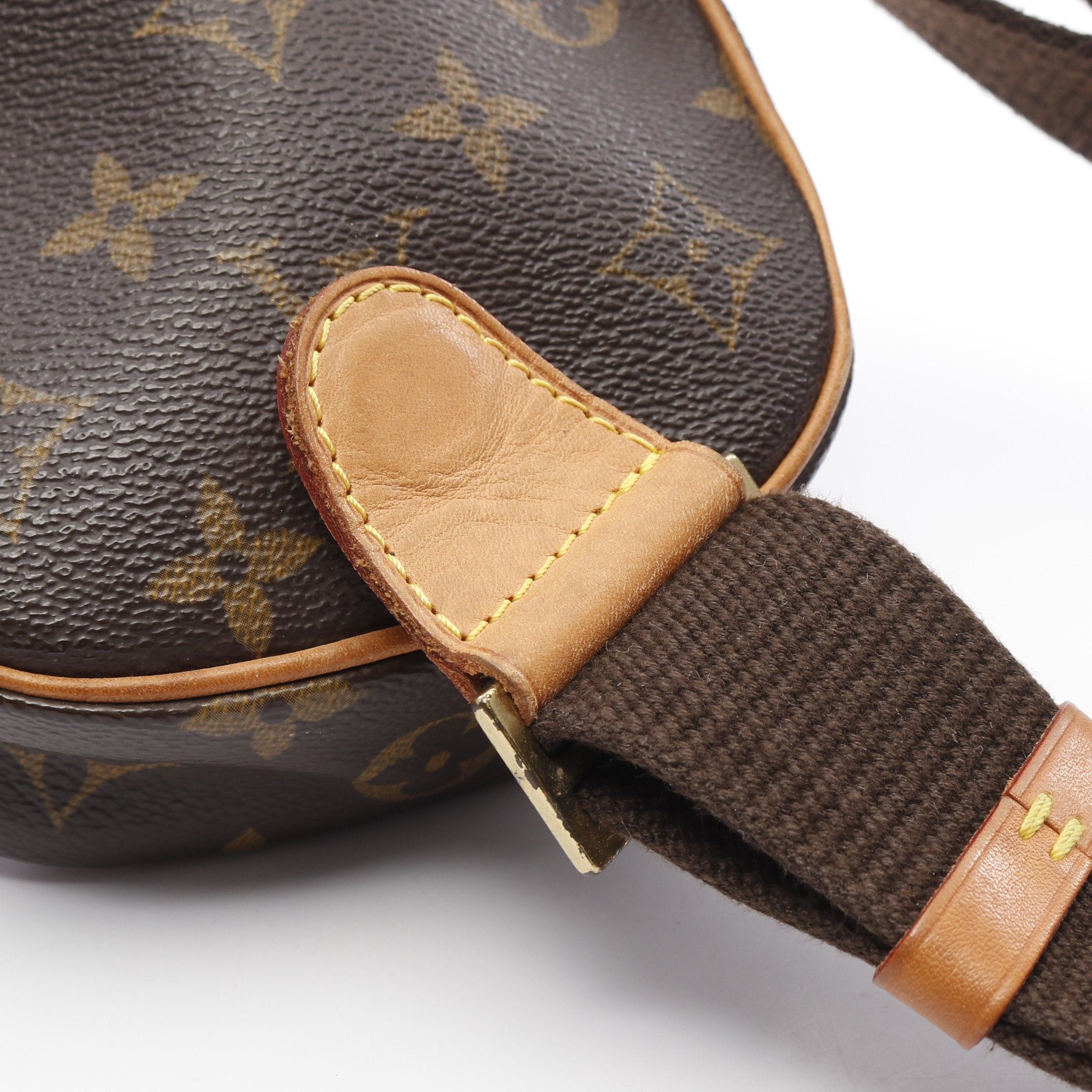 Louis Vuitton Louis Vuitton Pochette Ganju Monogram Body Bag Leather Brown Size ONE SIZE - 9 Thumbnail