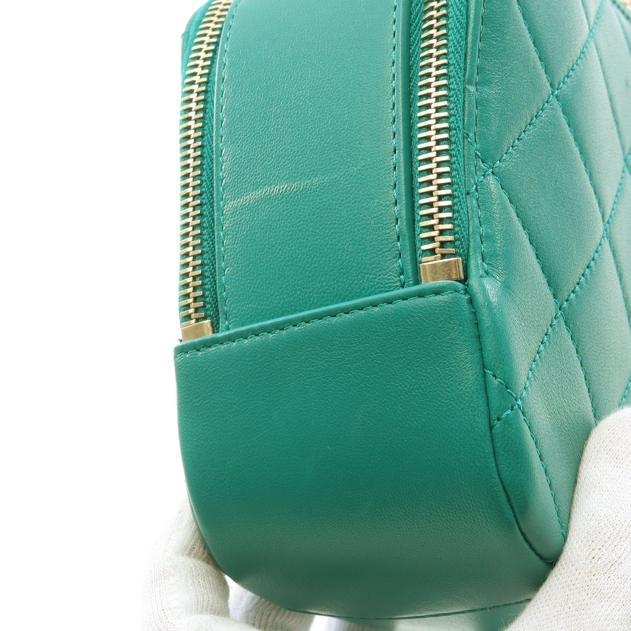 Chanel Chanel Matelasse Chain Shoulder Bag Logo Metal Fittings Lambskin Green Gold Hardware Size ONE SIZE - 12 Thumbnail