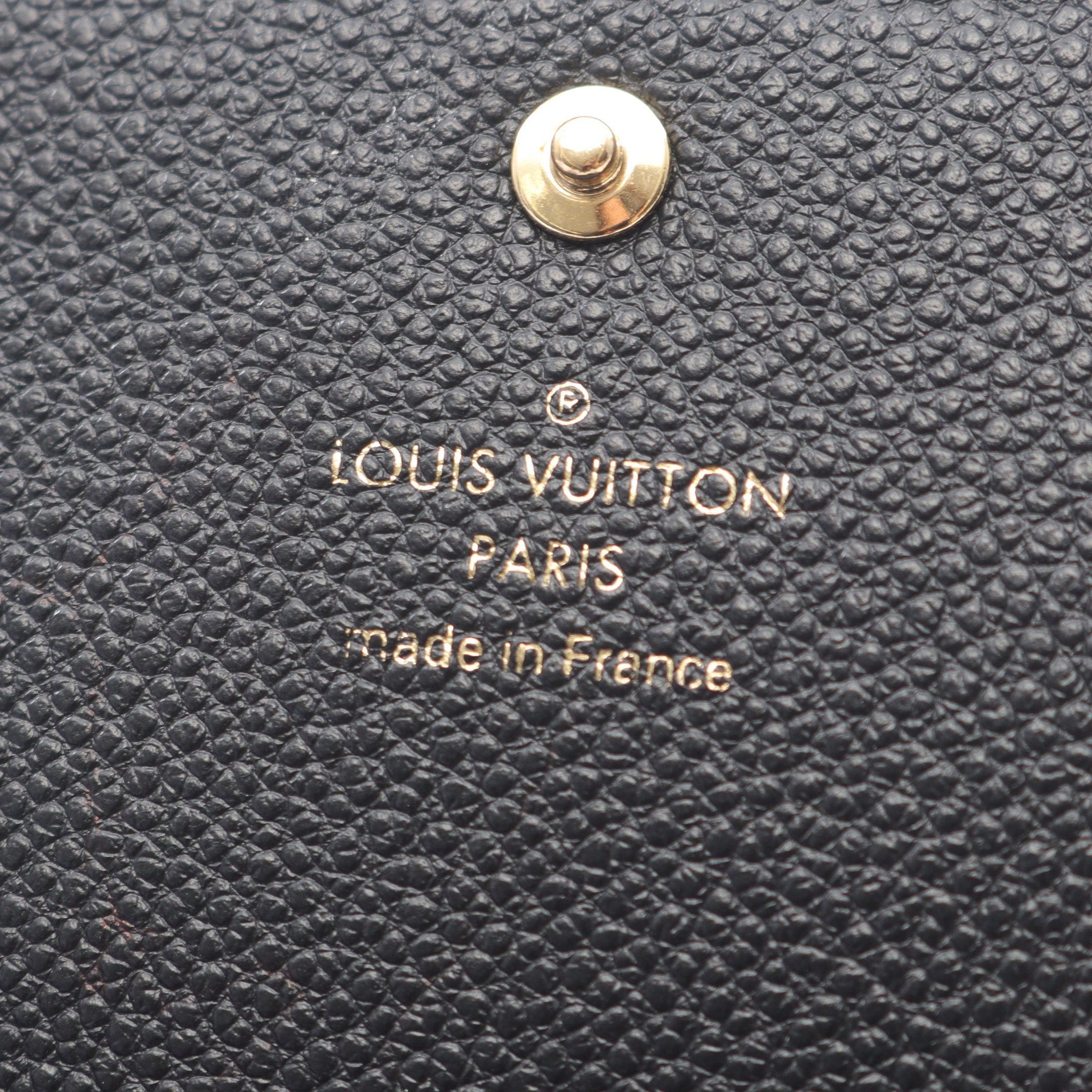 Louis Vuitton Louis Vuitton Amberop Cult De Visit Monogram Empreinte Noir Card Case Name Holder Leather Black Size ONE SIZE - 4 Thumbnail