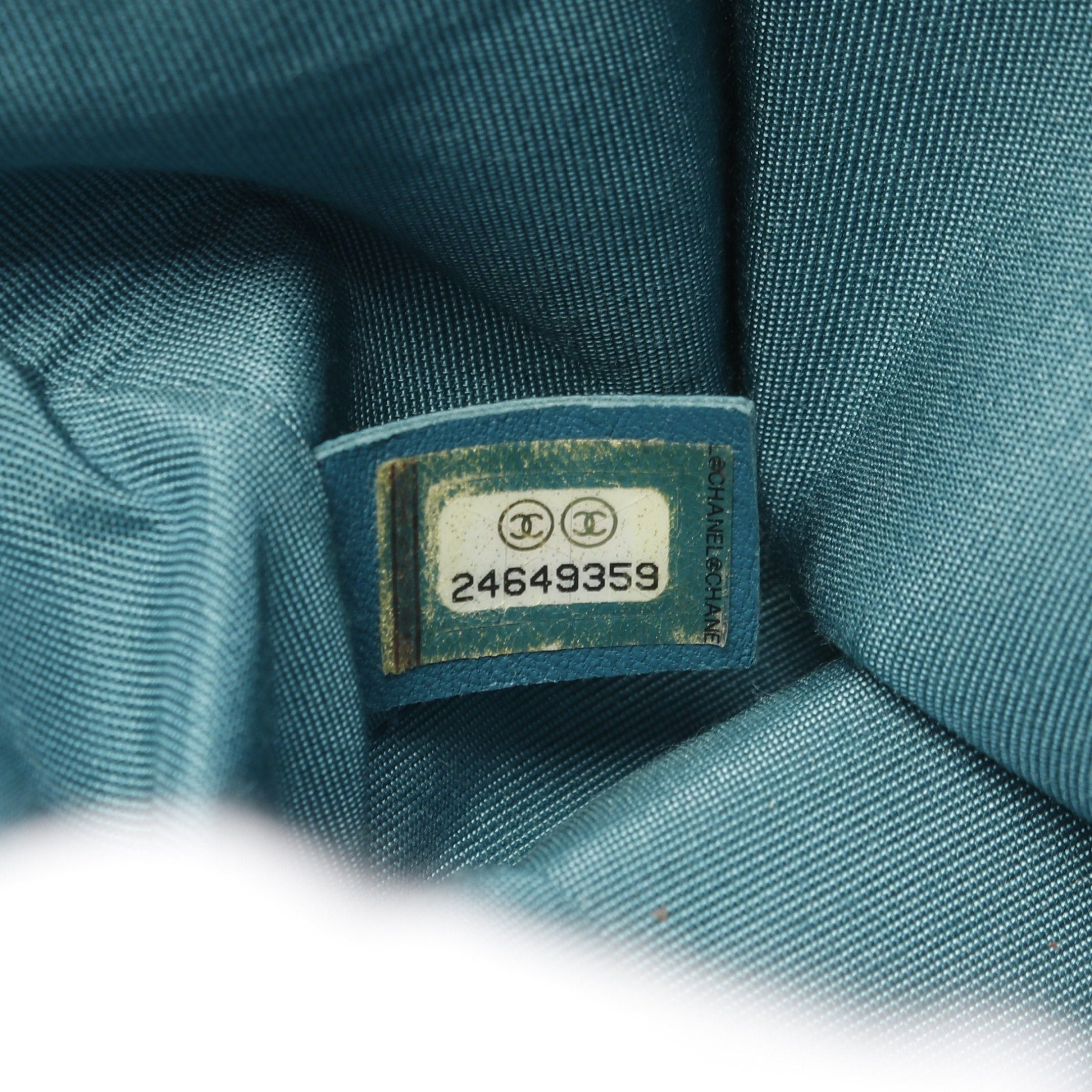 Chanel Chanel Matelasse Chain Shoulder Bag Caviar Skin Blue Green Gold Hardware Size ONE SIZE - 5 Thumbnail
