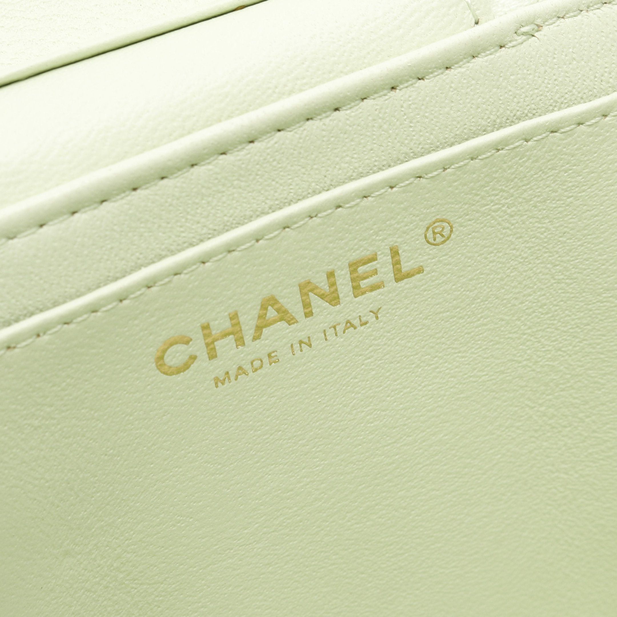 Chanel Chanel Trendy Cc Vanity Bag Chain Shoulder Lambskin Light Green Gold Hardware Size ONE SIZE - 4 Thumbnail