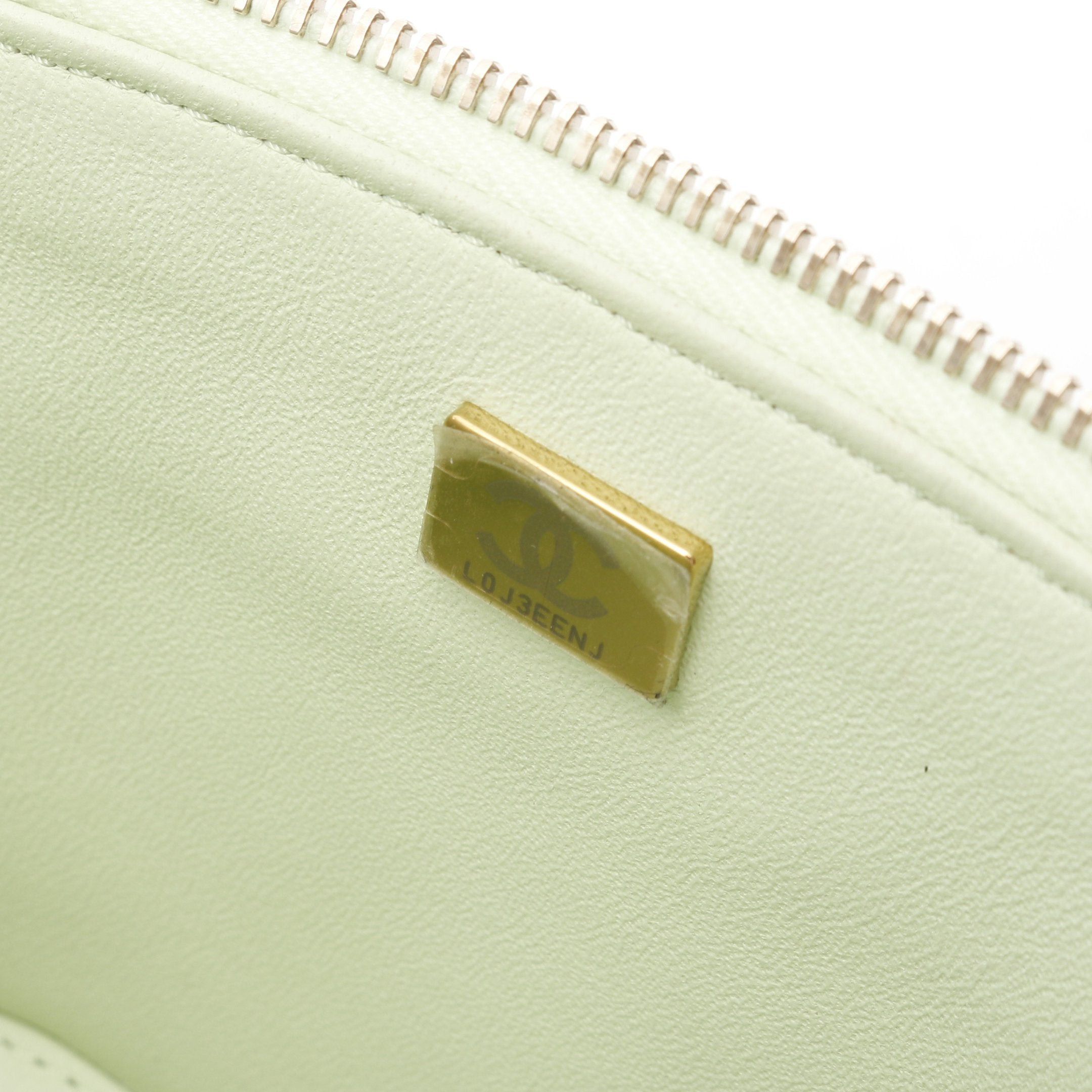 Chanel Chanel Trendy Cc Vanity Bag Chain Shoulder Lambskin Light Green Gold Hardware Size ONE SIZE - 5 Thumbnail