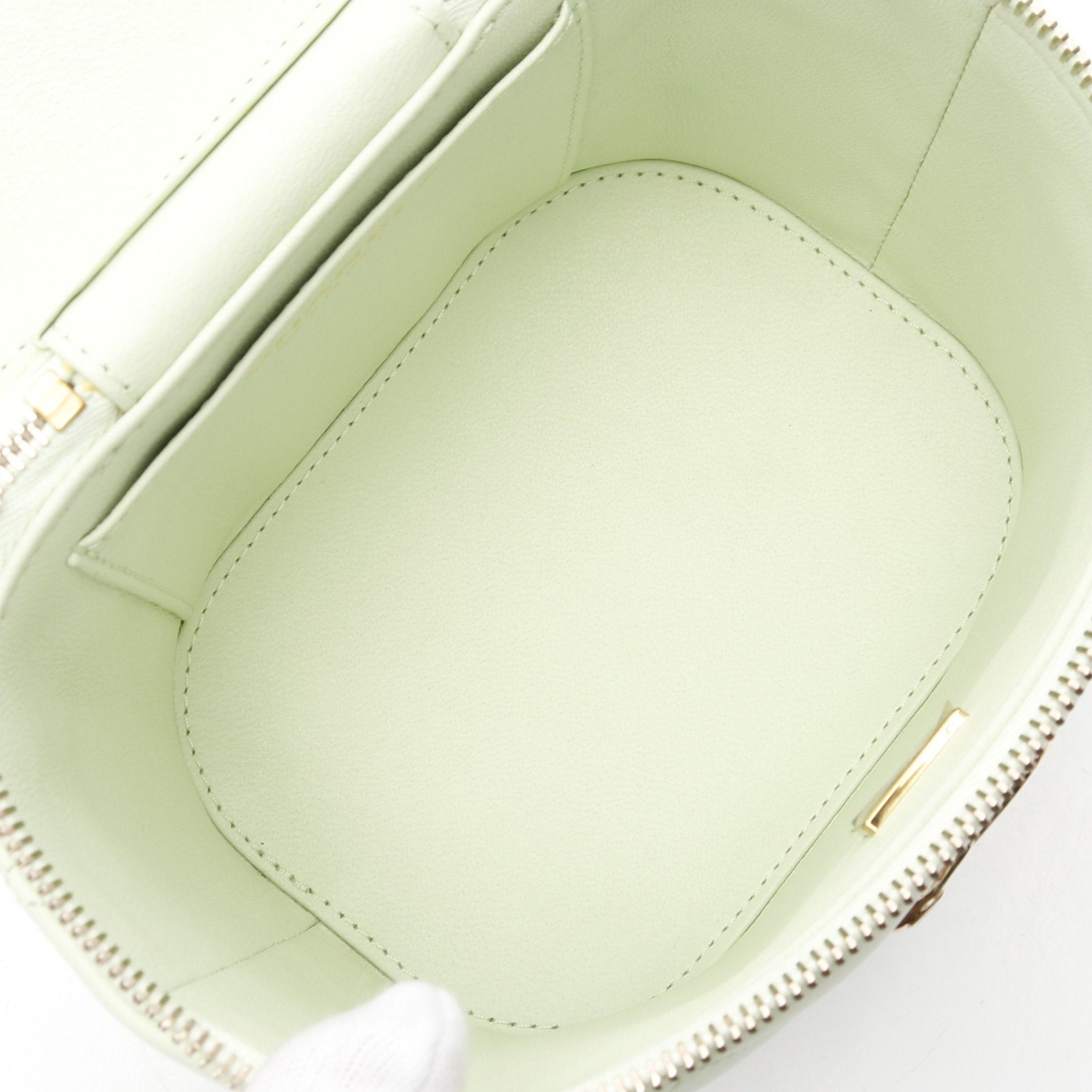 Chanel Chanel Trendy Cc Vanity Bag Chain Shoulder Lambskin Light Green Gold Hardware Size ONE SIZE - 3 Thumbnail