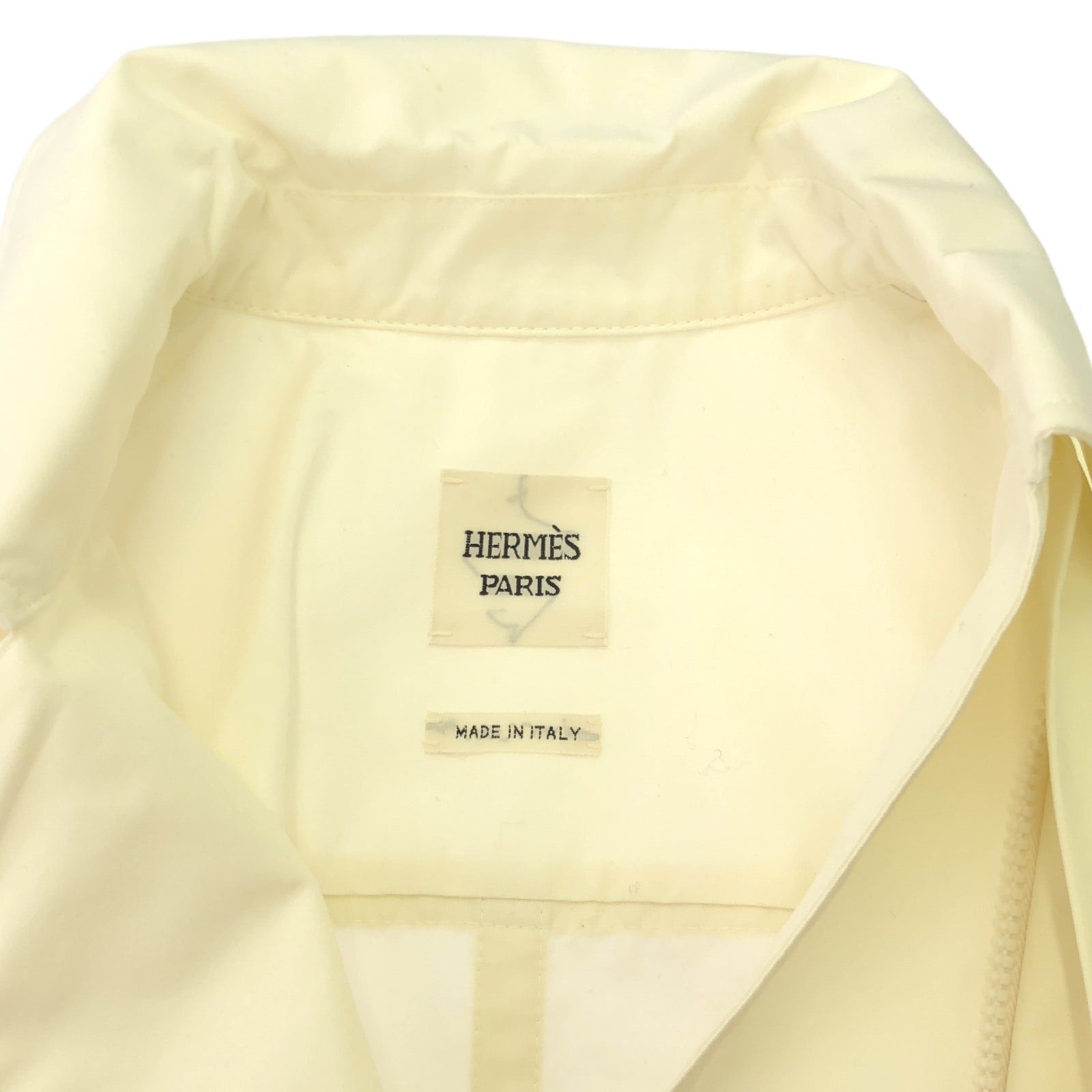 Hermes Hermes Coat Cotton White Size ONE SIZE - 10 Thumbnail