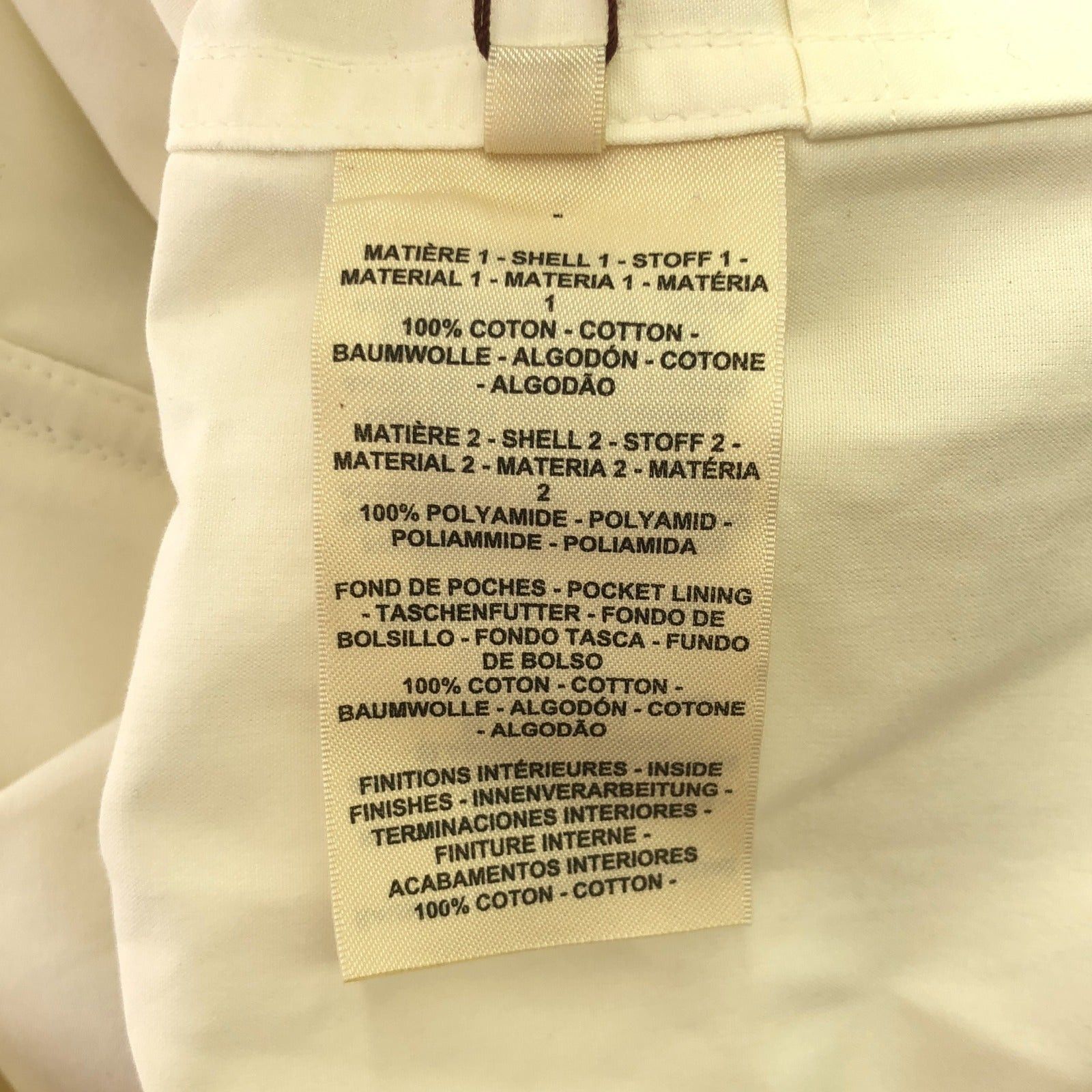 Hermes Hermes Coat Cotton White Size ONE SIZE - 7 Thumbnail
