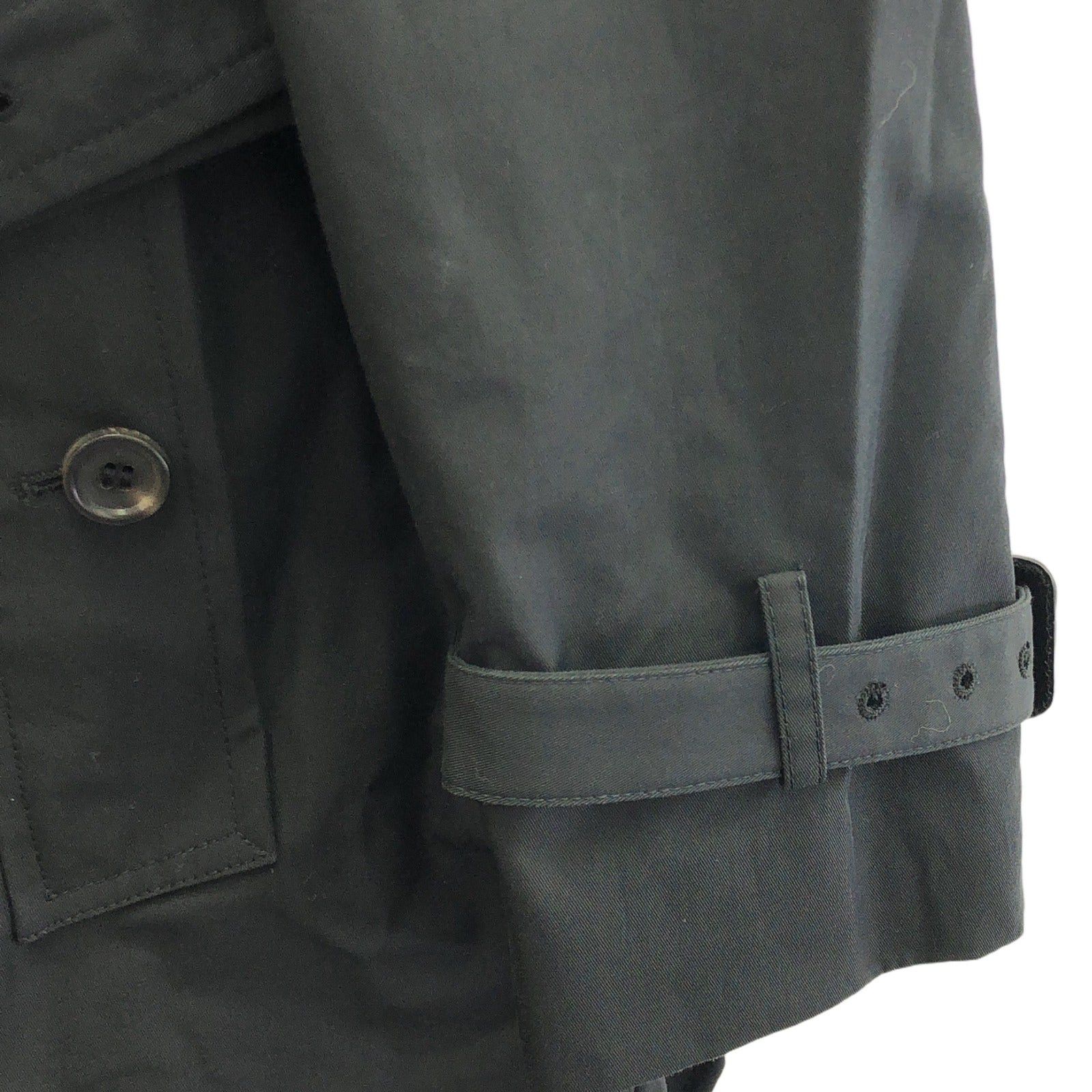 Gucci Gucci Trench Coat Cotton Black Size ONE SIZE - 4 Thumbnail