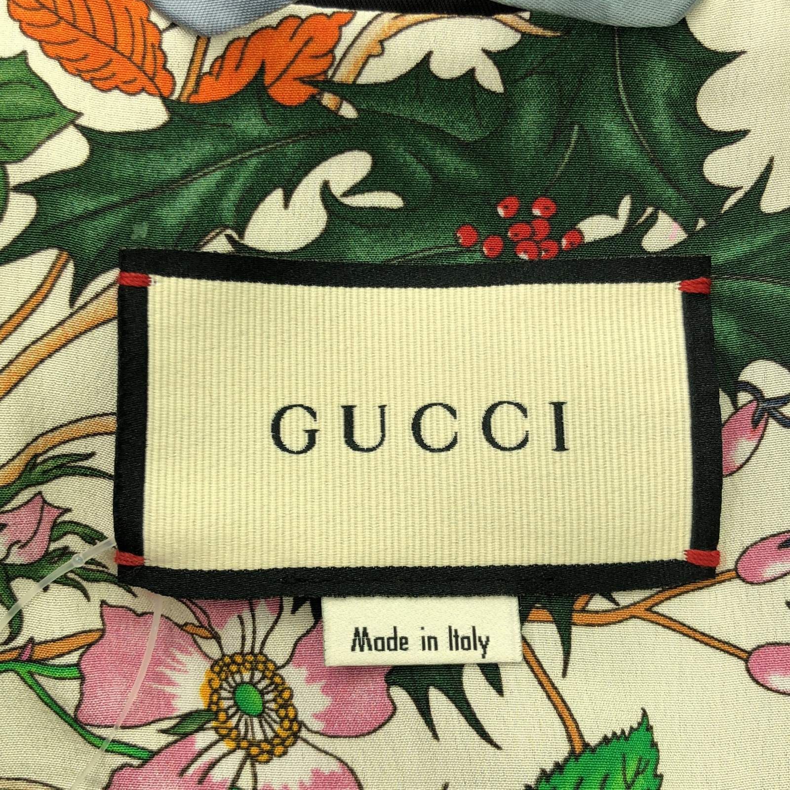 Gucci Gucci Trench Coat Cotton Black Size ONE SIZE - 5 Thumbnail