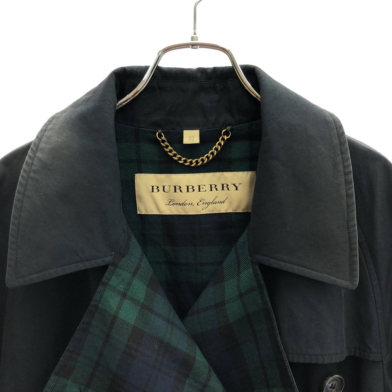 Burberry Burberry Coat Trench Cotton Green Size ONE SIZE - 3 Thumbnail