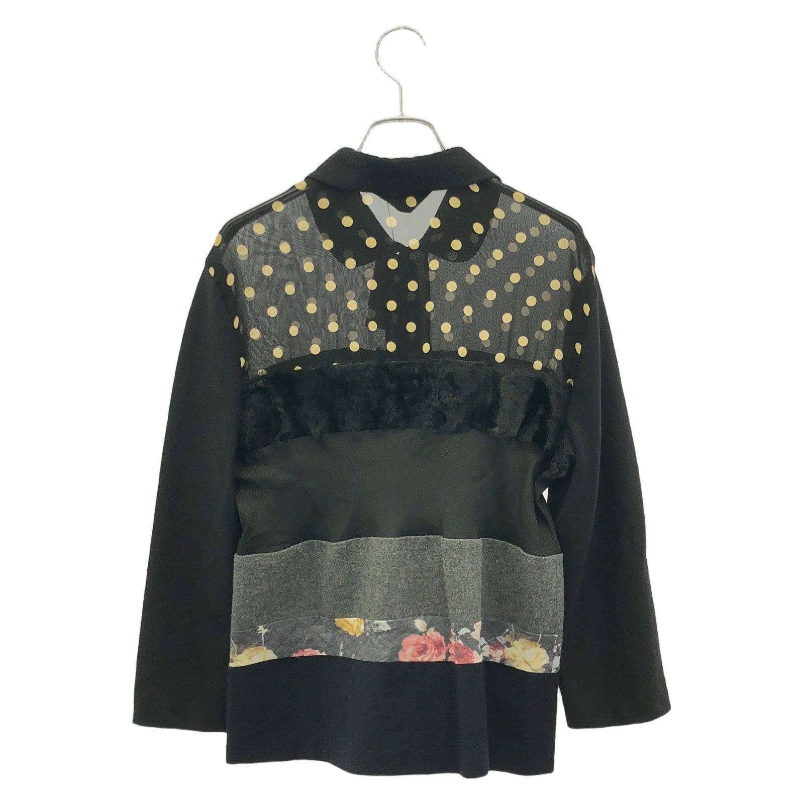 Comme des Garcons Comme Des Garcons Shirt Cardigan Wool Black Size ONE SIZE - 2 Thumbnail