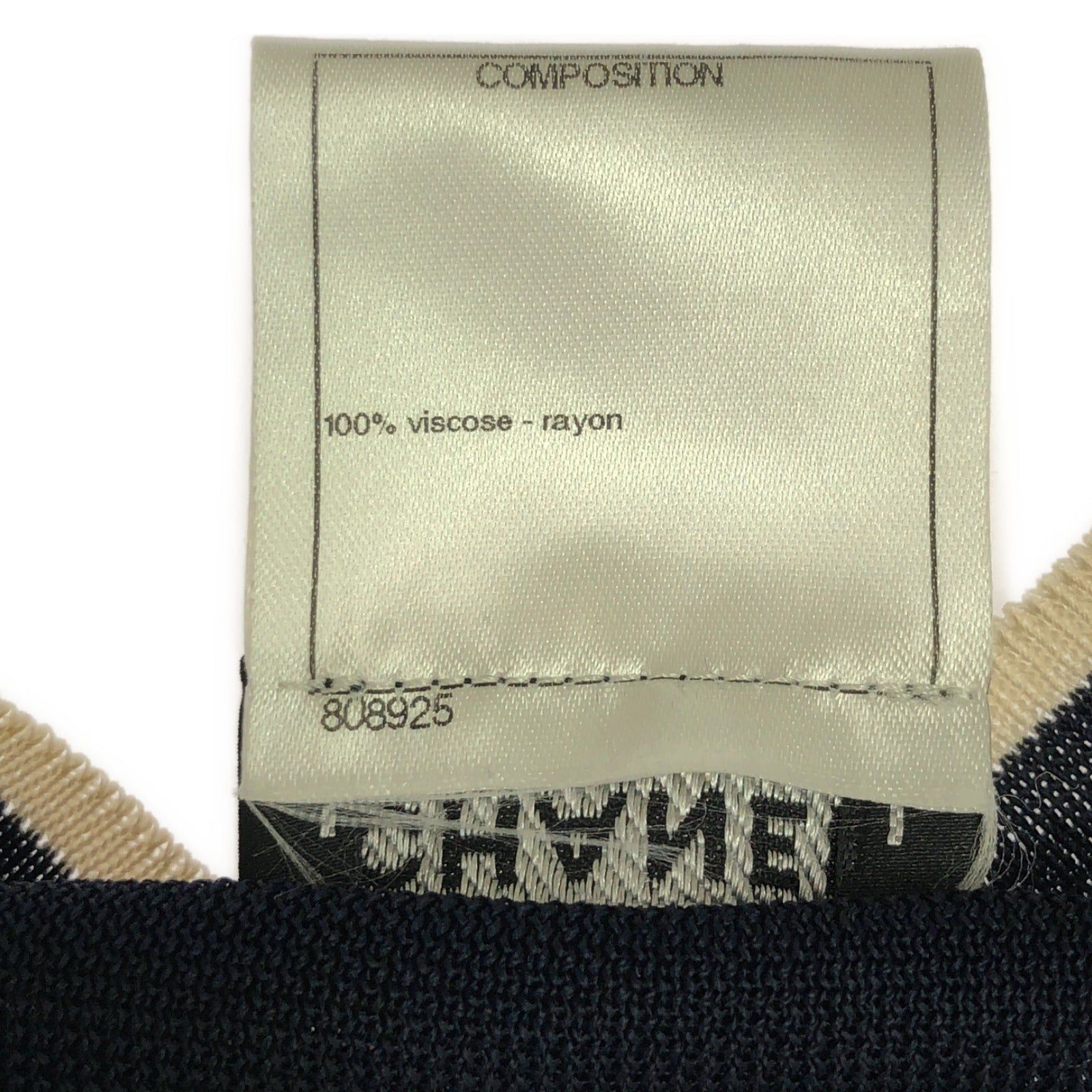 Chanel Chanel Sleeveless Knit Rayon Navy Size ONE SIZE - 4 Thumbnail