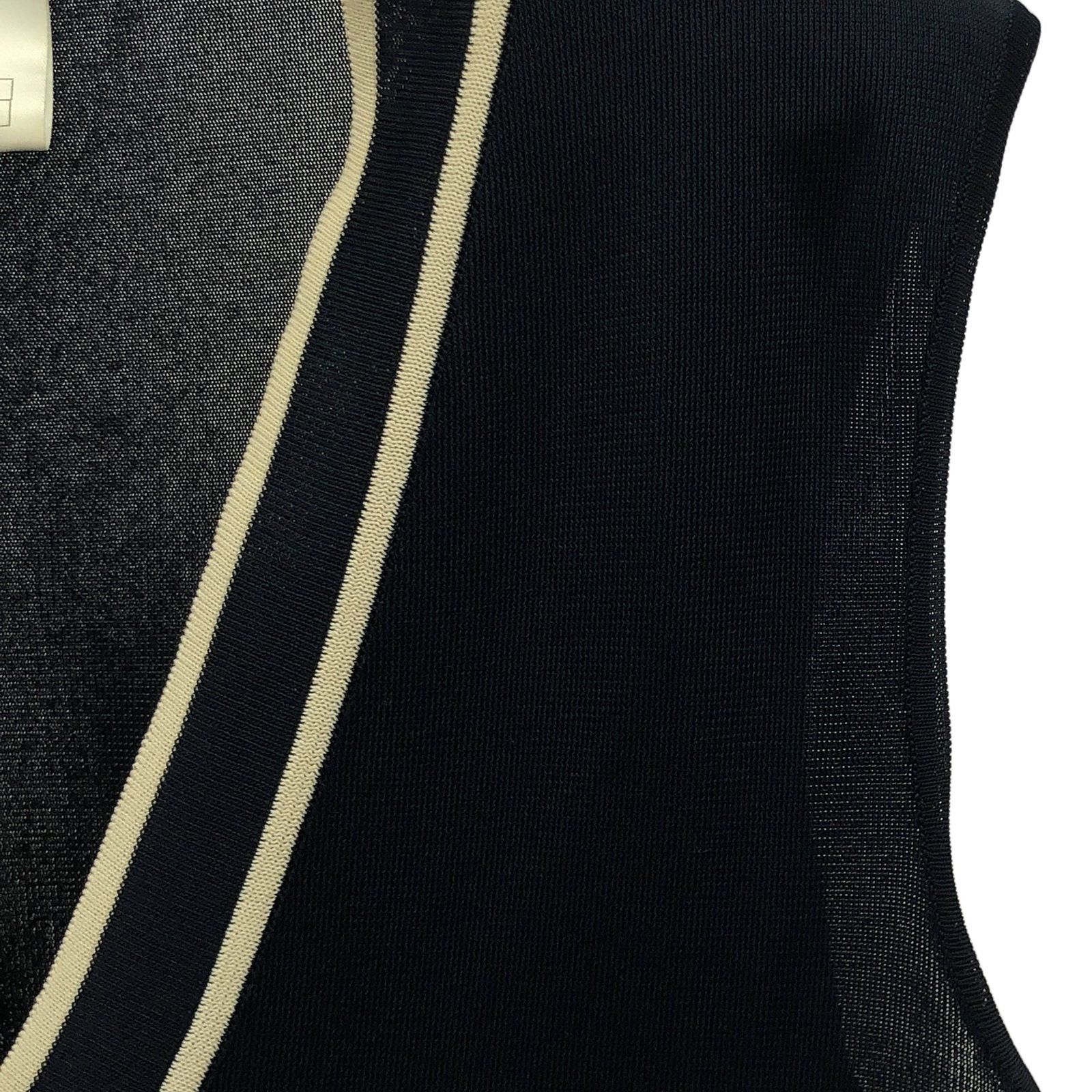 Chanel Chanel Sleeveless Knit Rayon Navy Size ONE SIZE - 2 Thumbnail