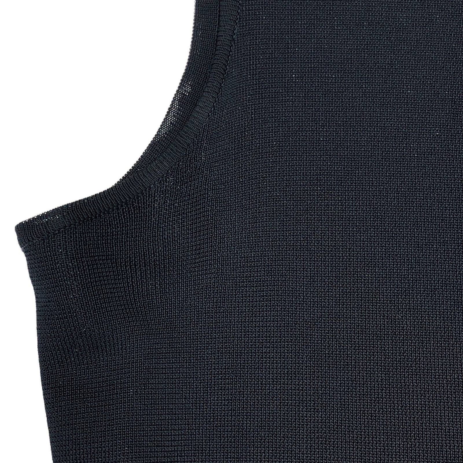 Chanel Chanel Sleeveless Knit Rayon Navy Size ONE SIZE - 5 Thumbnail