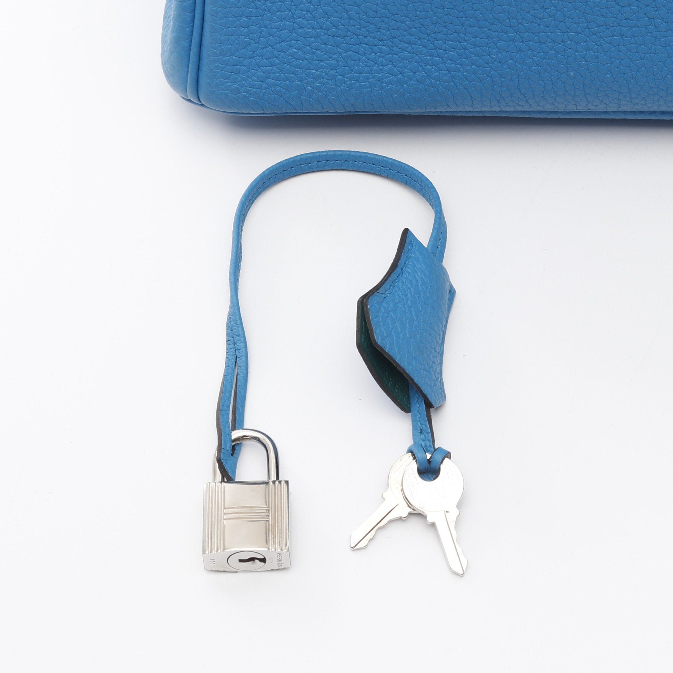 Hermes Hermes Birkin 30 Verso Blue Zanzibar Malachite Handbag Togo Light Green Silver Hardware A Stamp Size ONE SIZE - 6 Thumbnail