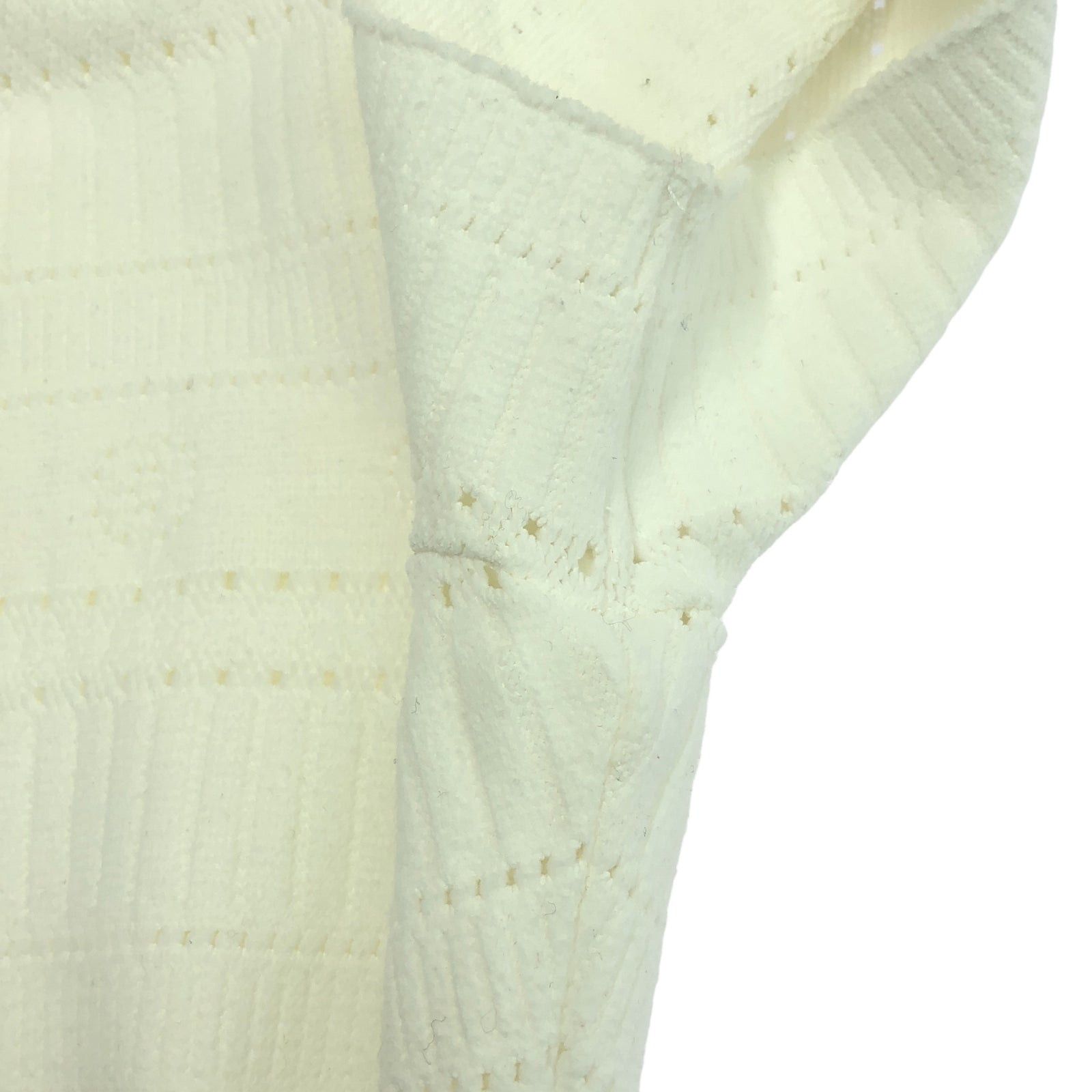 Chanel Chanel Short Sleeve Knit Rayon White Size ONE SIZE - 7 Thumbnail