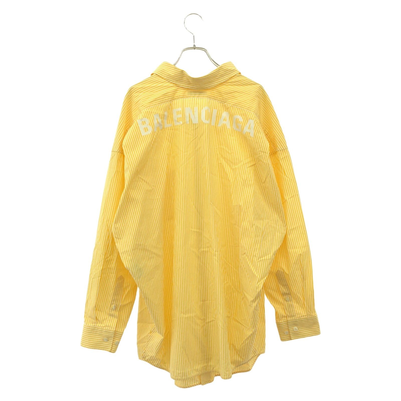 Balenciaga Balenciaga Cocoon Swing Shirt Cotton Yellow Size ONE SIZE - 2 Thumbnail