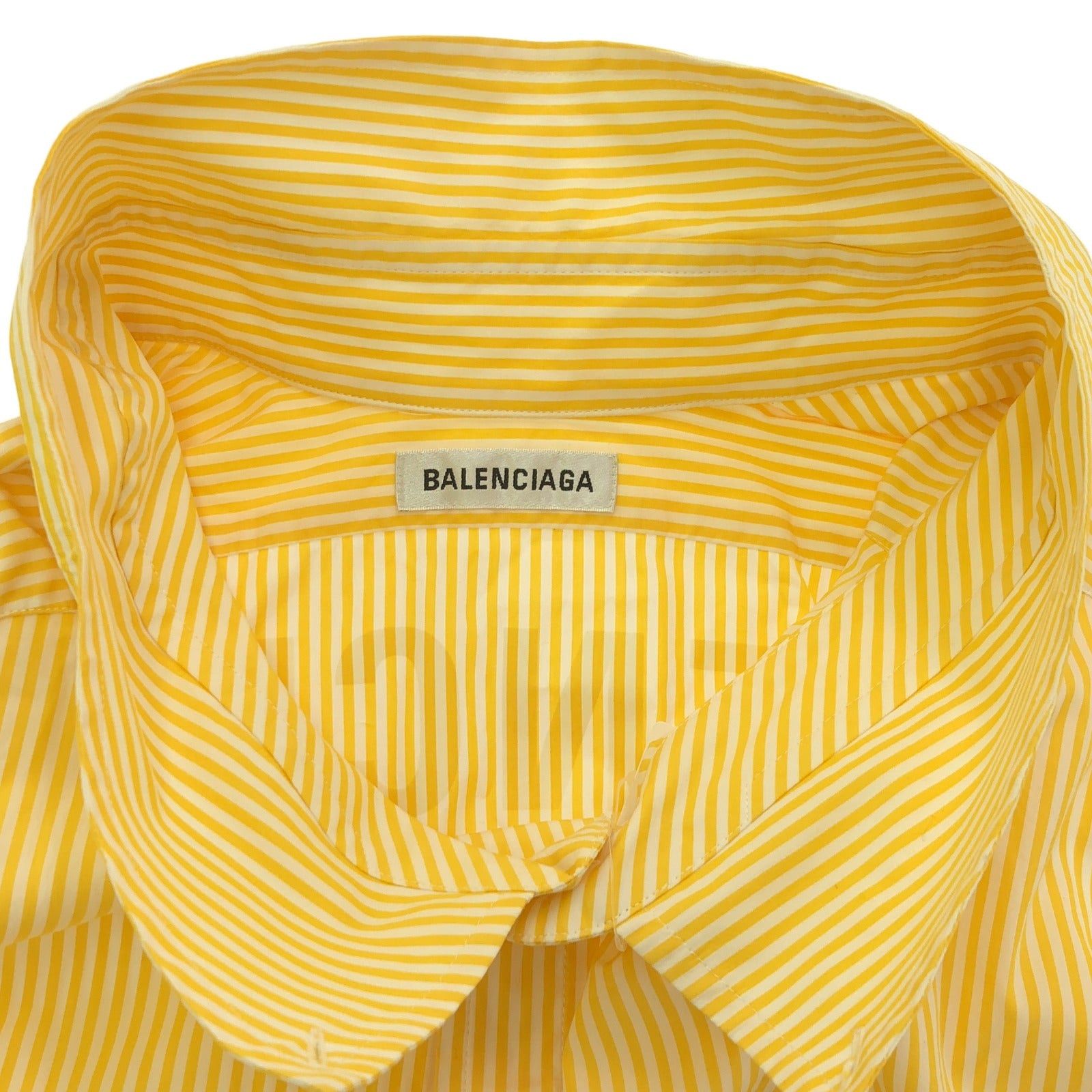 Balenciaga Balenciaga Cocoon Swing Shirt Cotton Yellow Size ONE SIZE - 10 Thumbnail