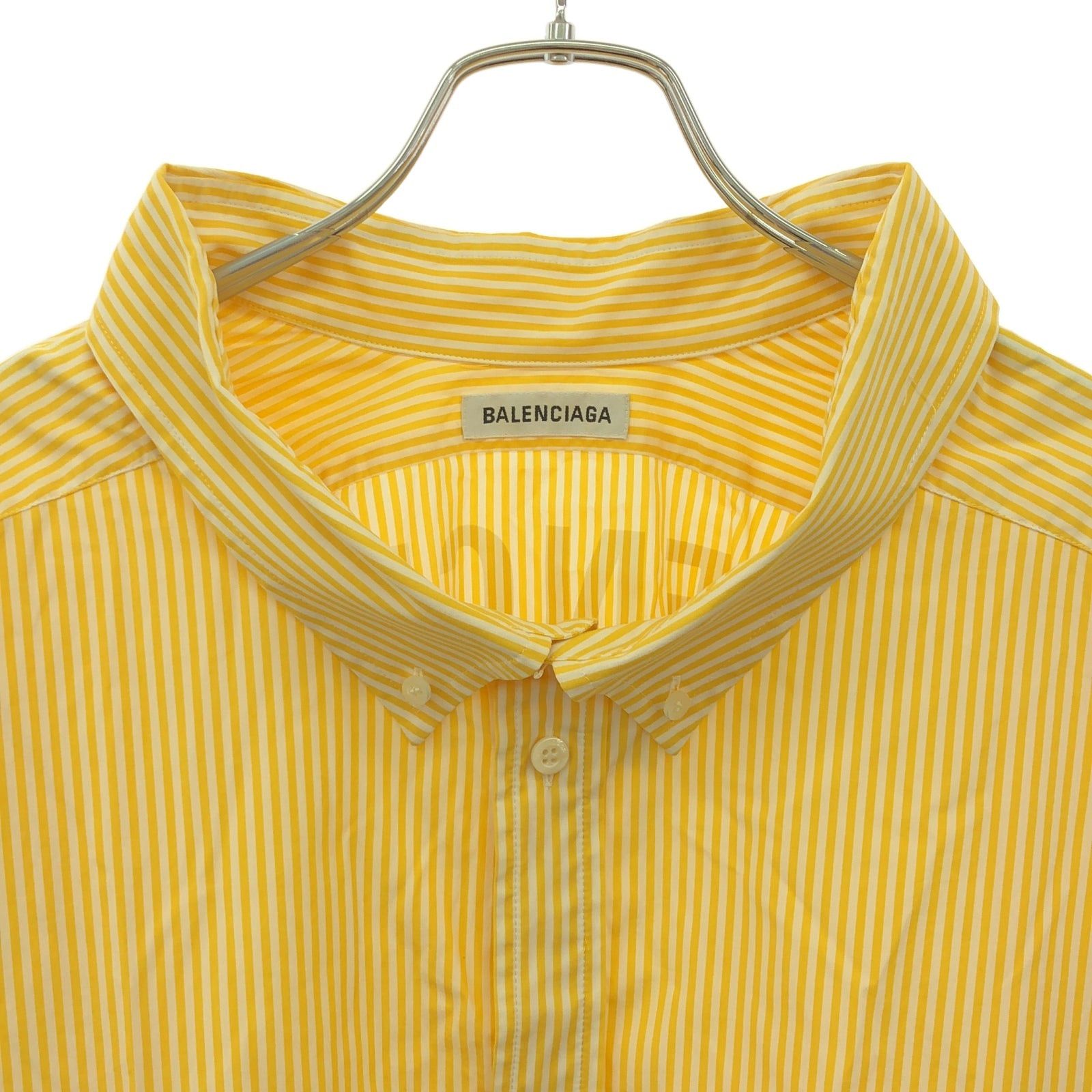 Balenciaga Balenciaga Cocoon Swing Shirt Cotton Yellow Size ONE SIZE - 3 Thumbnail