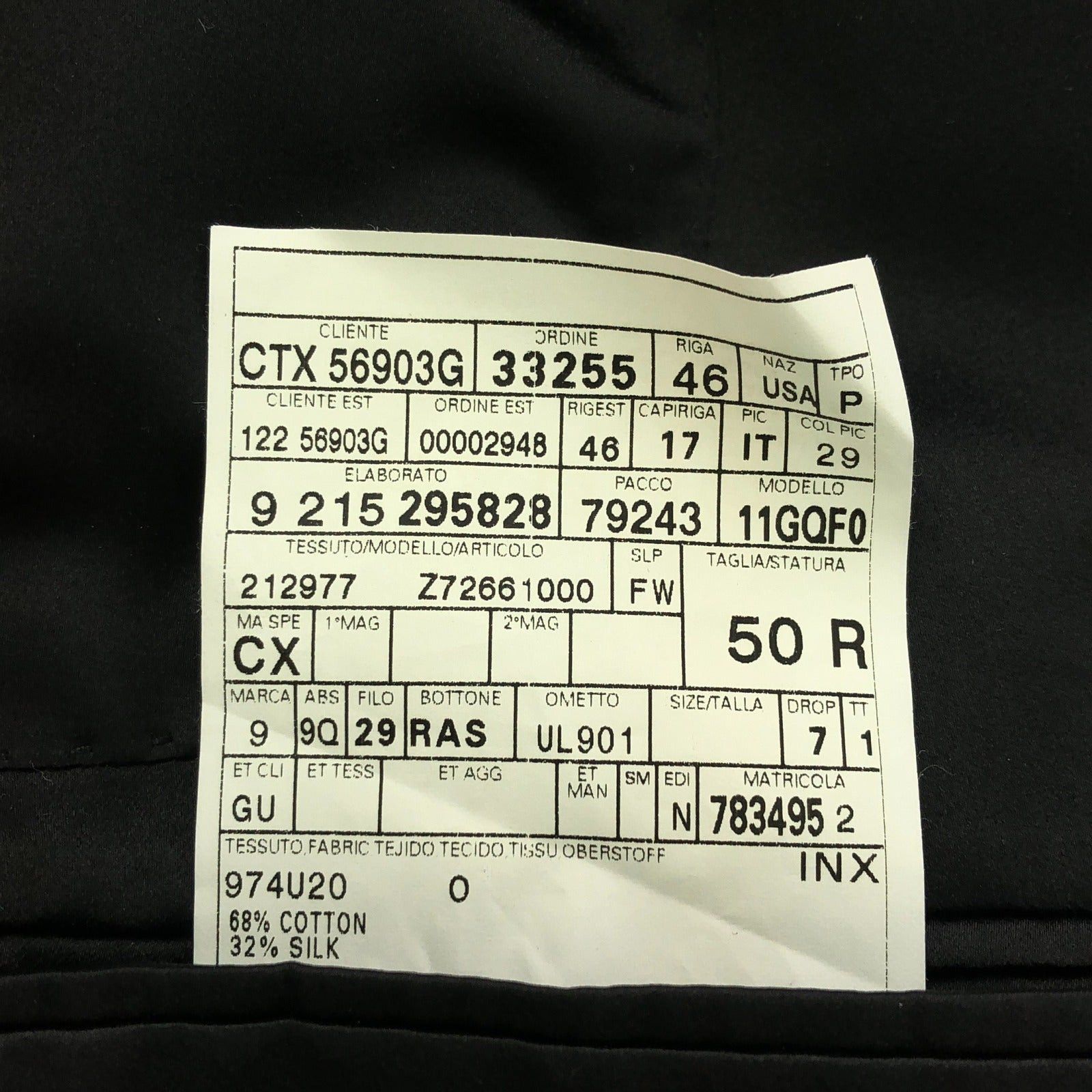Gucci Gucci Tailored Jacket Cotton Black Size ONE SIZE - 6 Thumbnail
