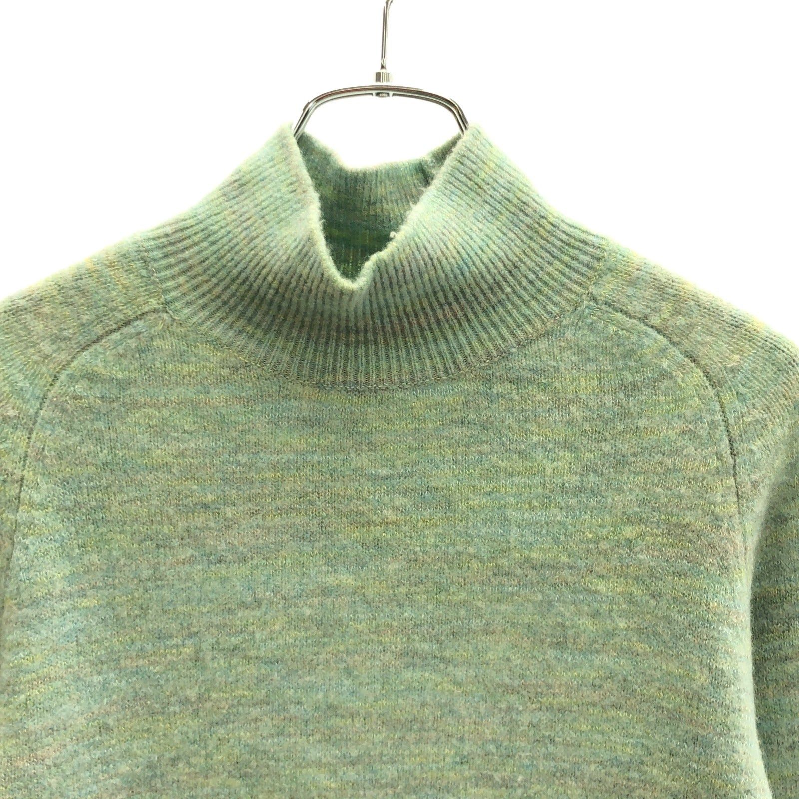 Missoni Missoni High Neck Knit Light Green Wool Size ONE SIZE - 3 Thumbnail