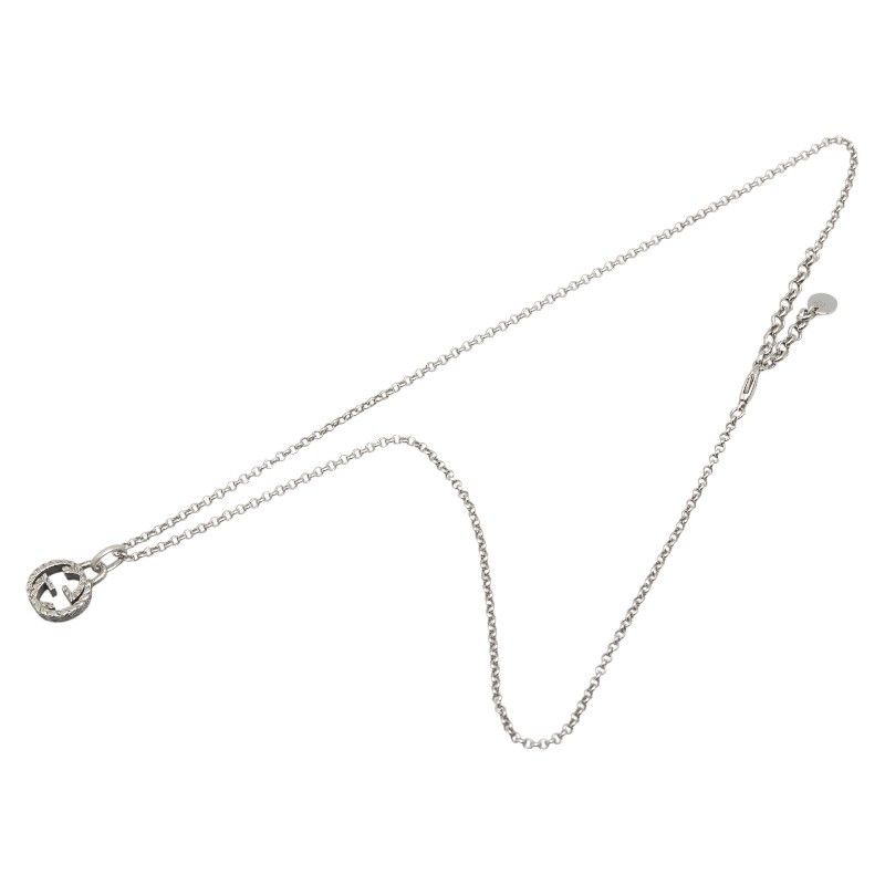 Gucci Gucci Gucci Interlocking G SV925 Necklace Metal Necklace DUTY FREE for USA Size ONE SIZE - 4 Thumbnail