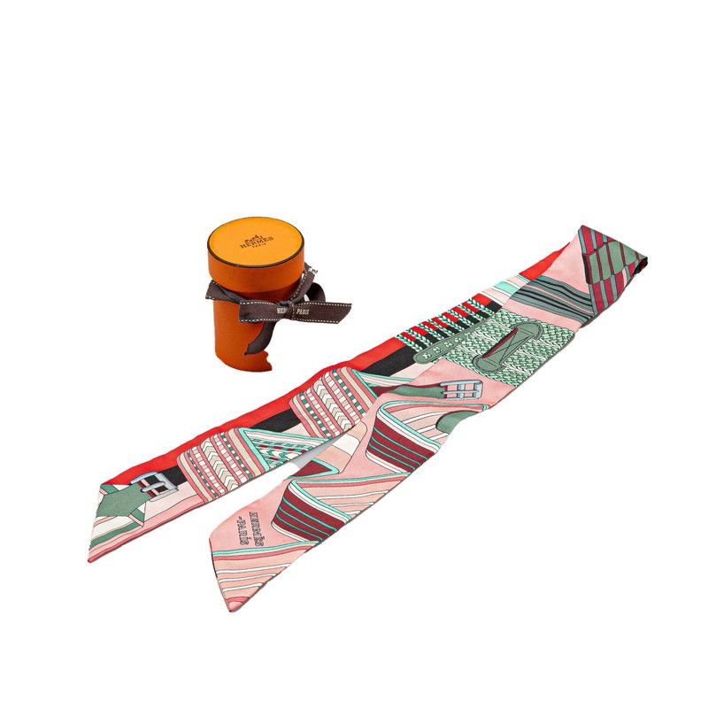 Hermes Hermes Hermes SANGLES EN ZIGZAG Silk Scarf Others Scarf Size ONE SIZE - 5 Thumbnail