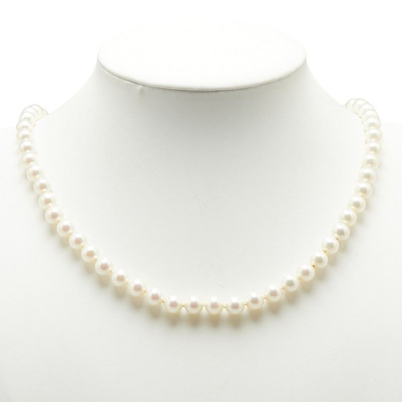 Dior Dior Dior Pearl Rhinestone Necklace Metal Necklace Size ONE SIZE - 2 Thumbnail
