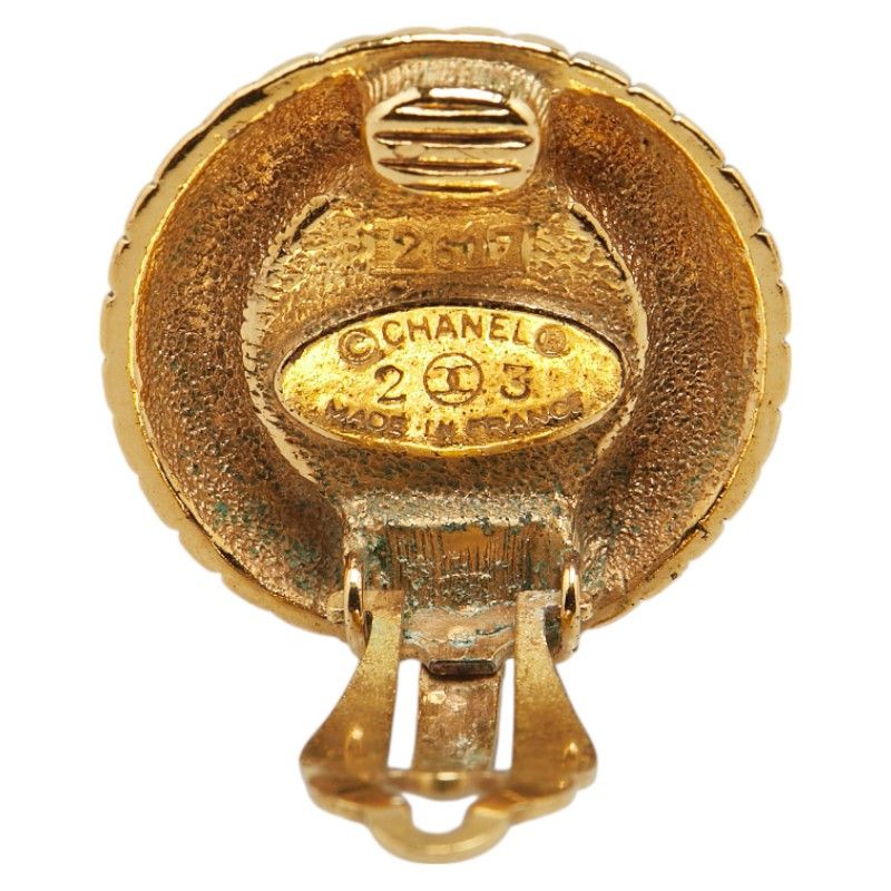 Chanel Chanel Chanel Vintage Earrings Metal Earrings Size ONE SIZE - 4 Thumbnail