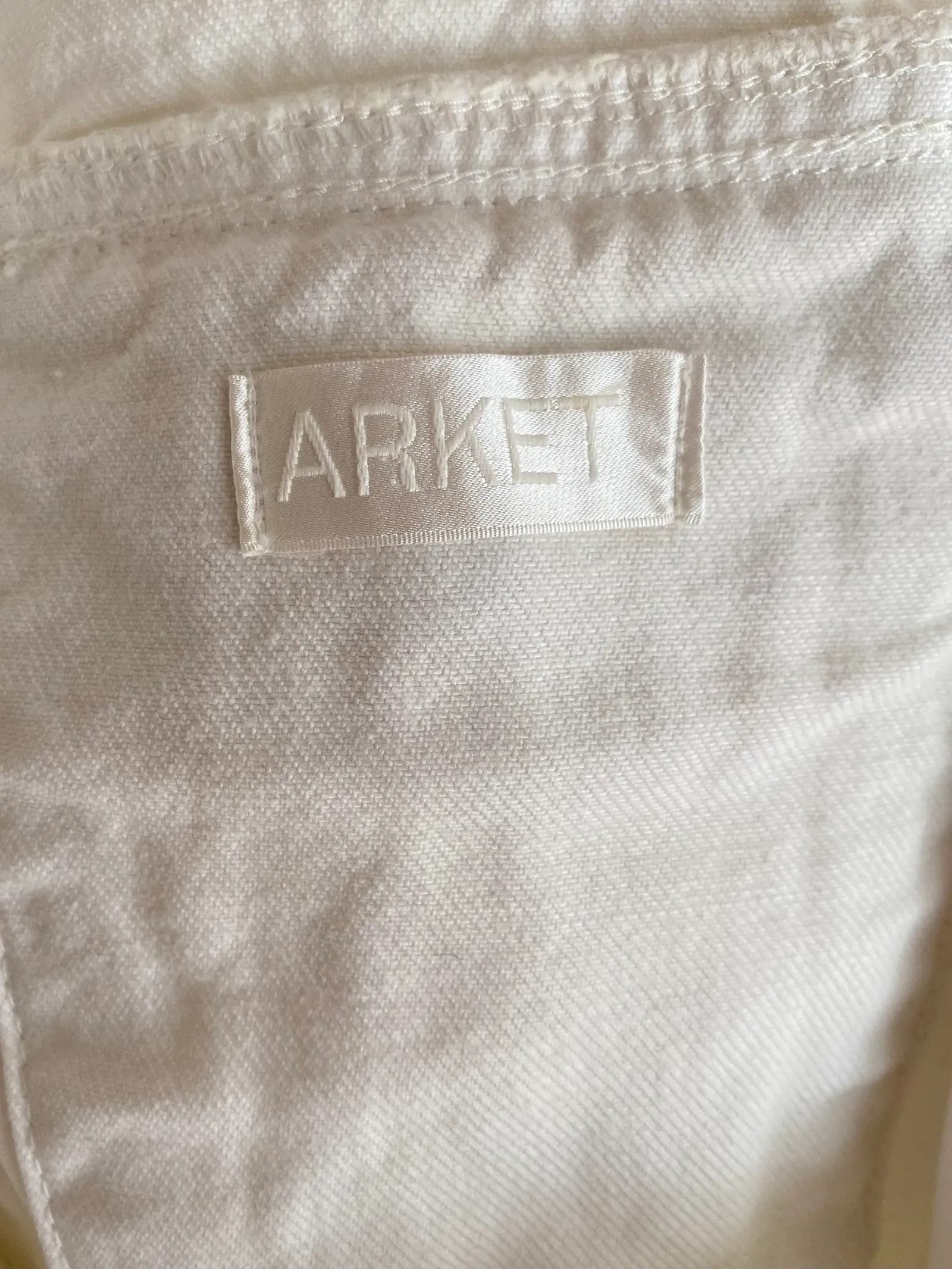 Arket Arket Croppad Denimjacka Jacket Size S / US 4 / IT 40 - 3 Thumbnail