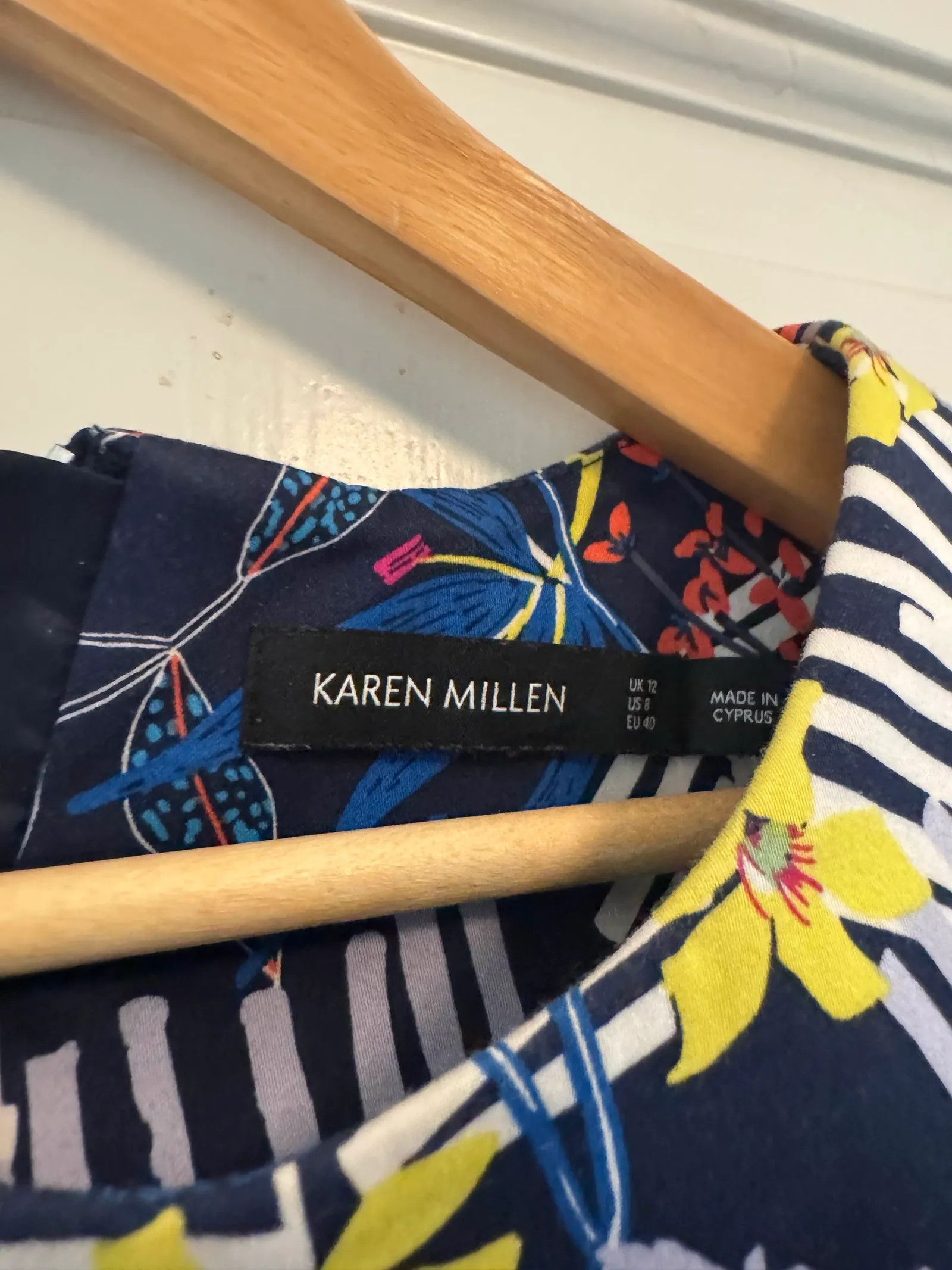 Karen Millen Karen Millen Fit & Flare Floral Dress Dress Size M / US 6-8 / IT 42-44 - 2 Thumbnail