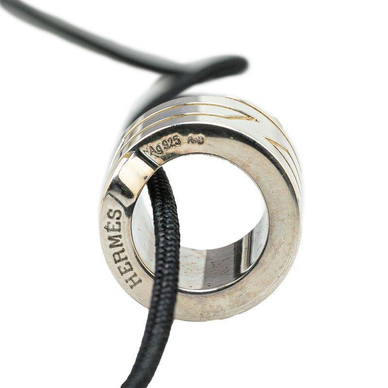 Hermes Hermes Hermes H Ring SV925 Necklace Metal Necklace DUTY FREE for USA Size ONE SIZE - 3 Thumbnail