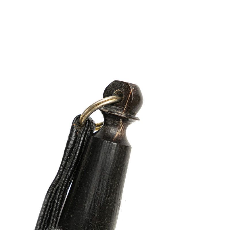 Hermes Hermes Whistle Buffalo Horn Necklace Natural Material Necklace