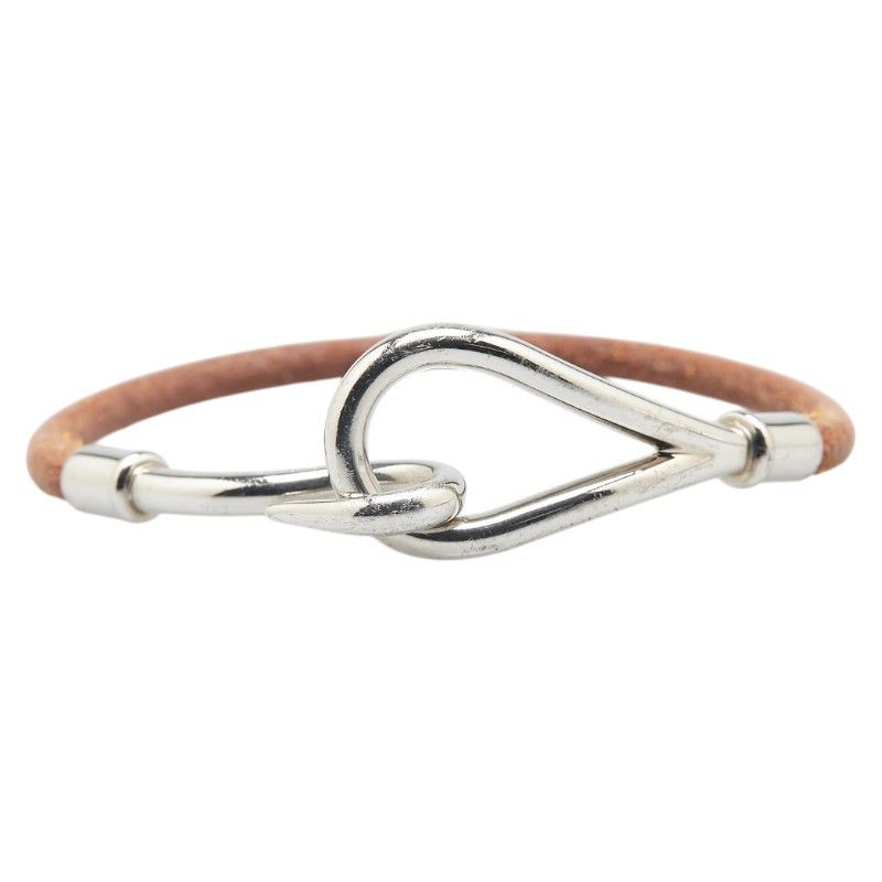 Hermes Hermes Hermes Jumbo Leather Metal Bracelet Leather Bracelet DUTY FREE for USA Size ONE SIZE - 2 Thumbnail