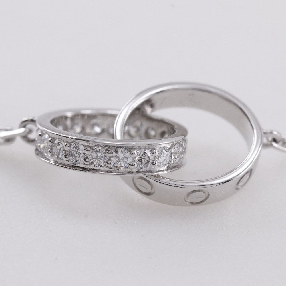 Cartier Cartier Cartier Baby Love Au750 Diamond Necklace Metal Necklace Size ONE SIZE - 7 Thumbnail