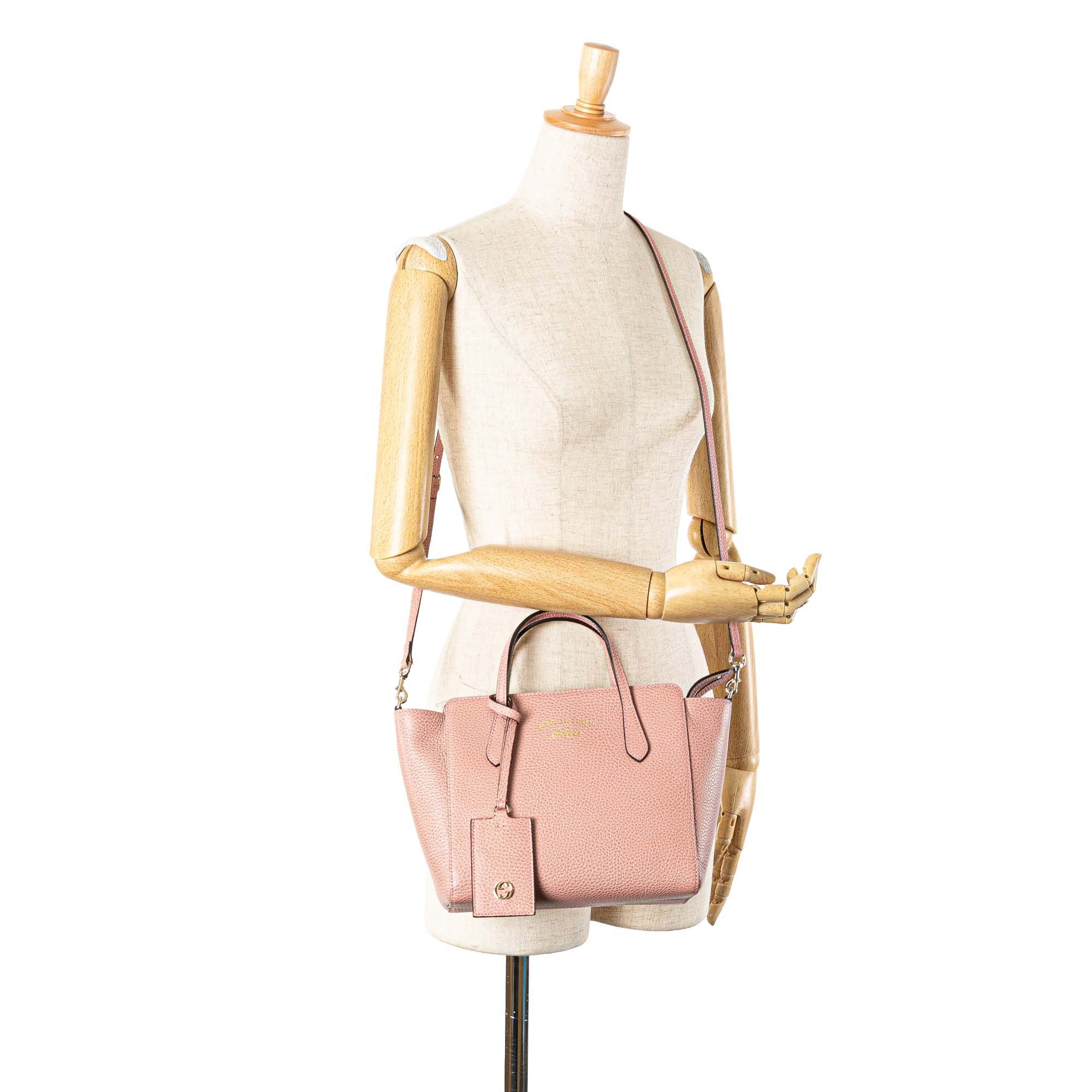 Gucci Gucci Mini Leather Swing Satchel Size ONE SIZE - 13 Thumbnail