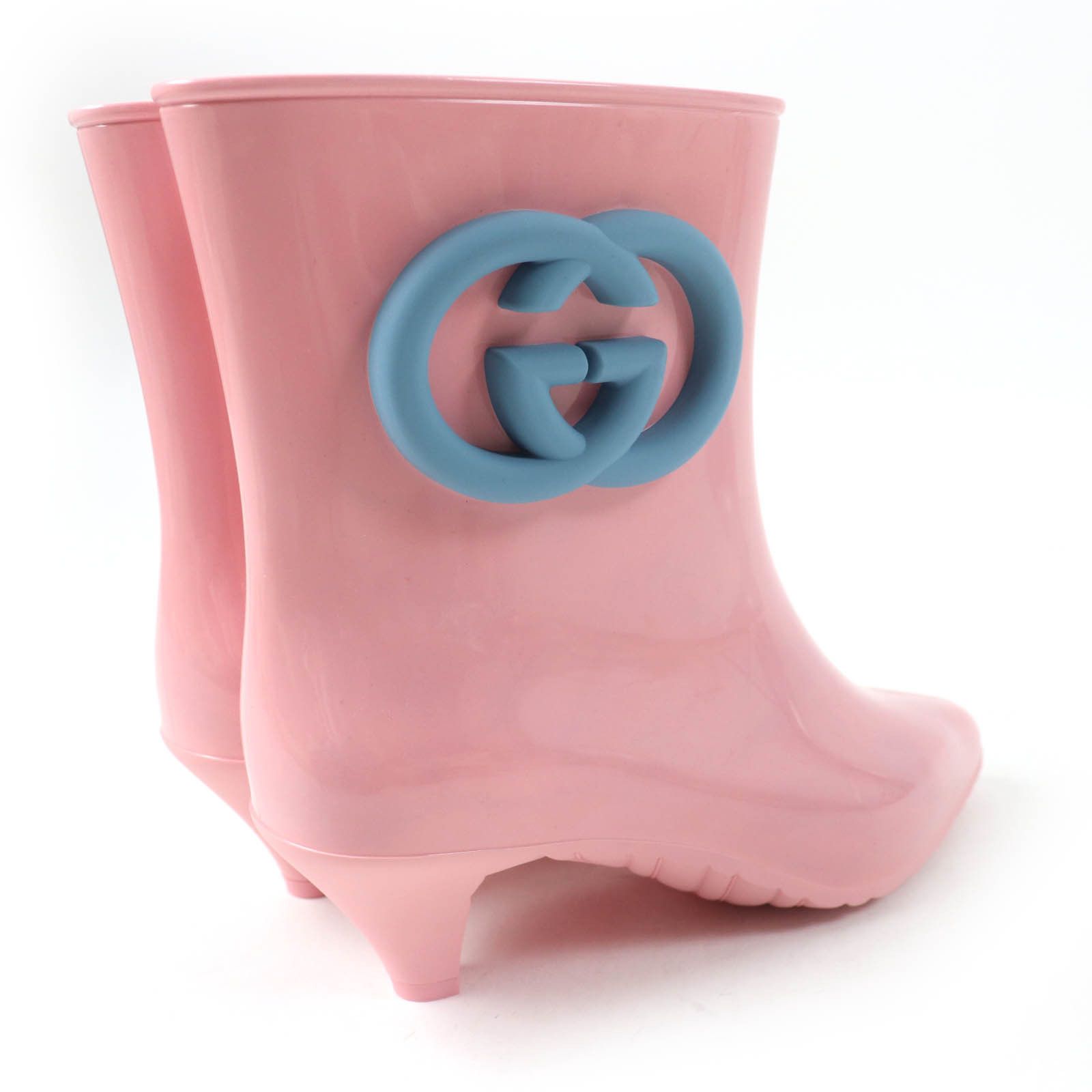 Gucci Gucci Gucci Interlocking G Rain shoes Rubber Rain Boots Plastic Shoes 724458 DUTY FREE for USA Size ONE SIZE - 3 Thumbnail
